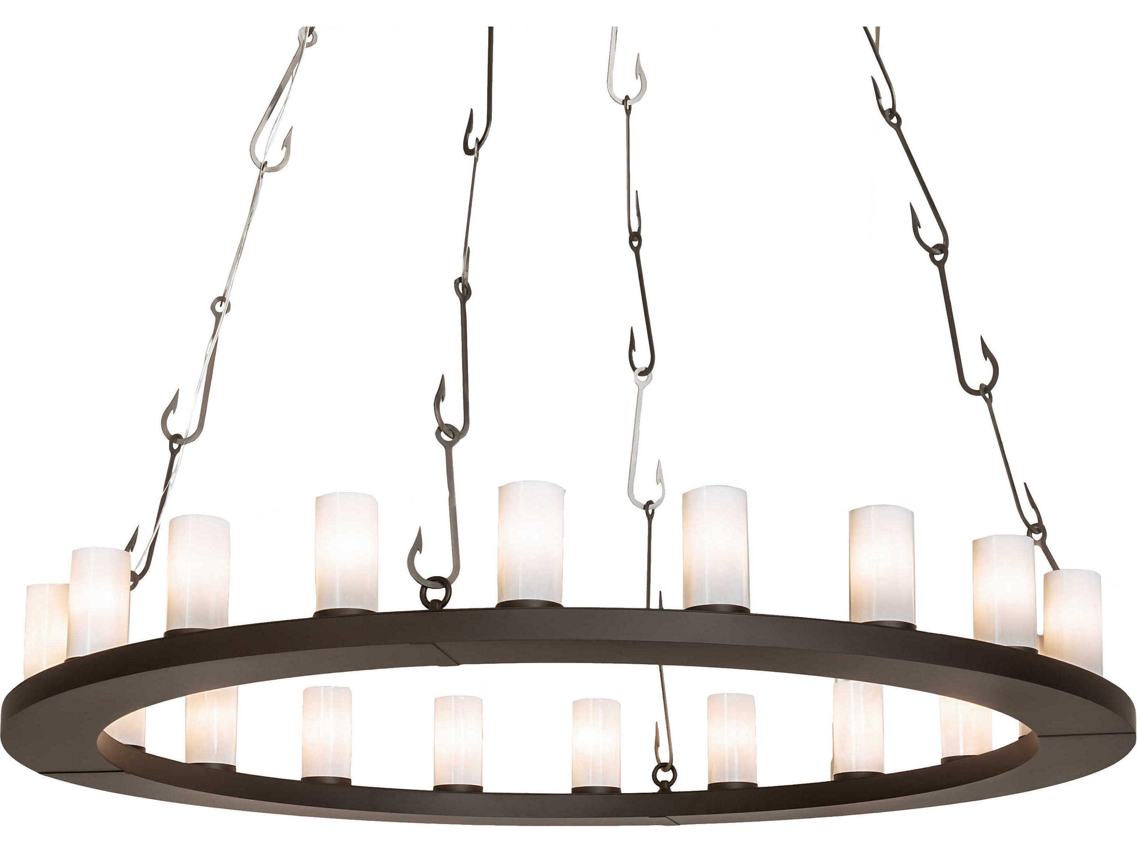 Loxley 20-Light Steel Oil Rubbed Bronze Cylinder Chandelier