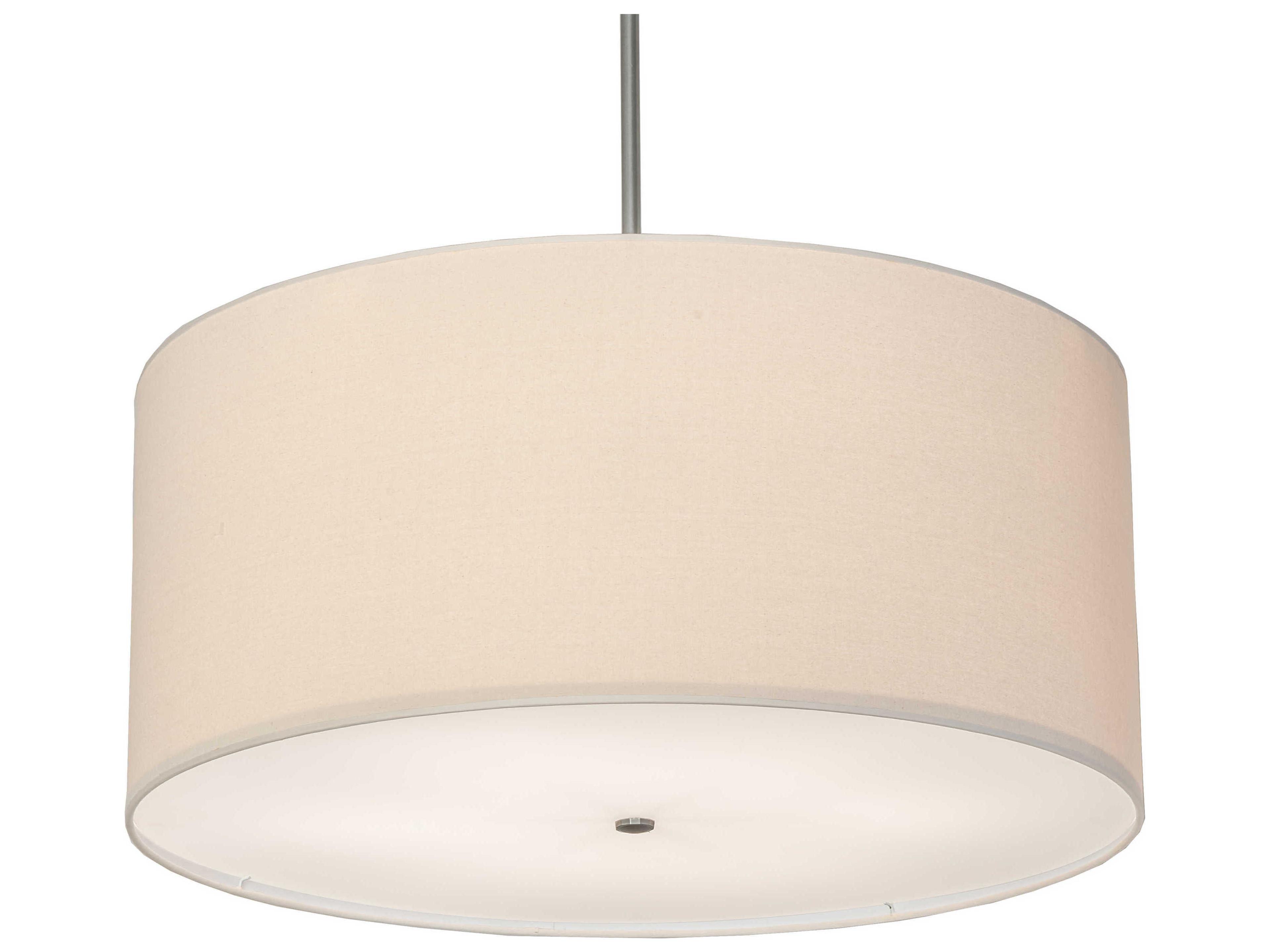 Cilindro 6-Light Brushed Nickel Drum Pendant