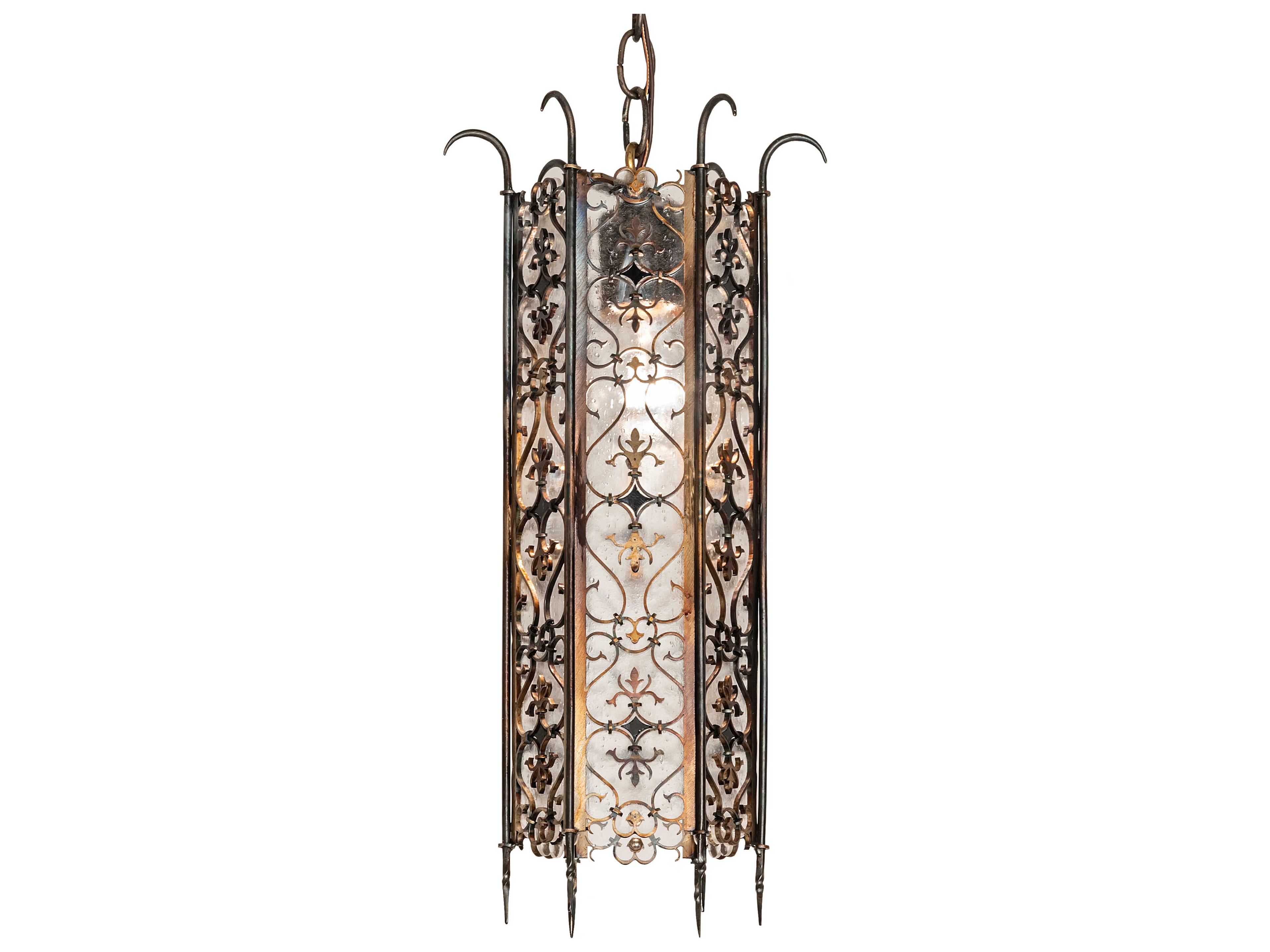 Saskia 1-Light Gold Glass Mini Pendant