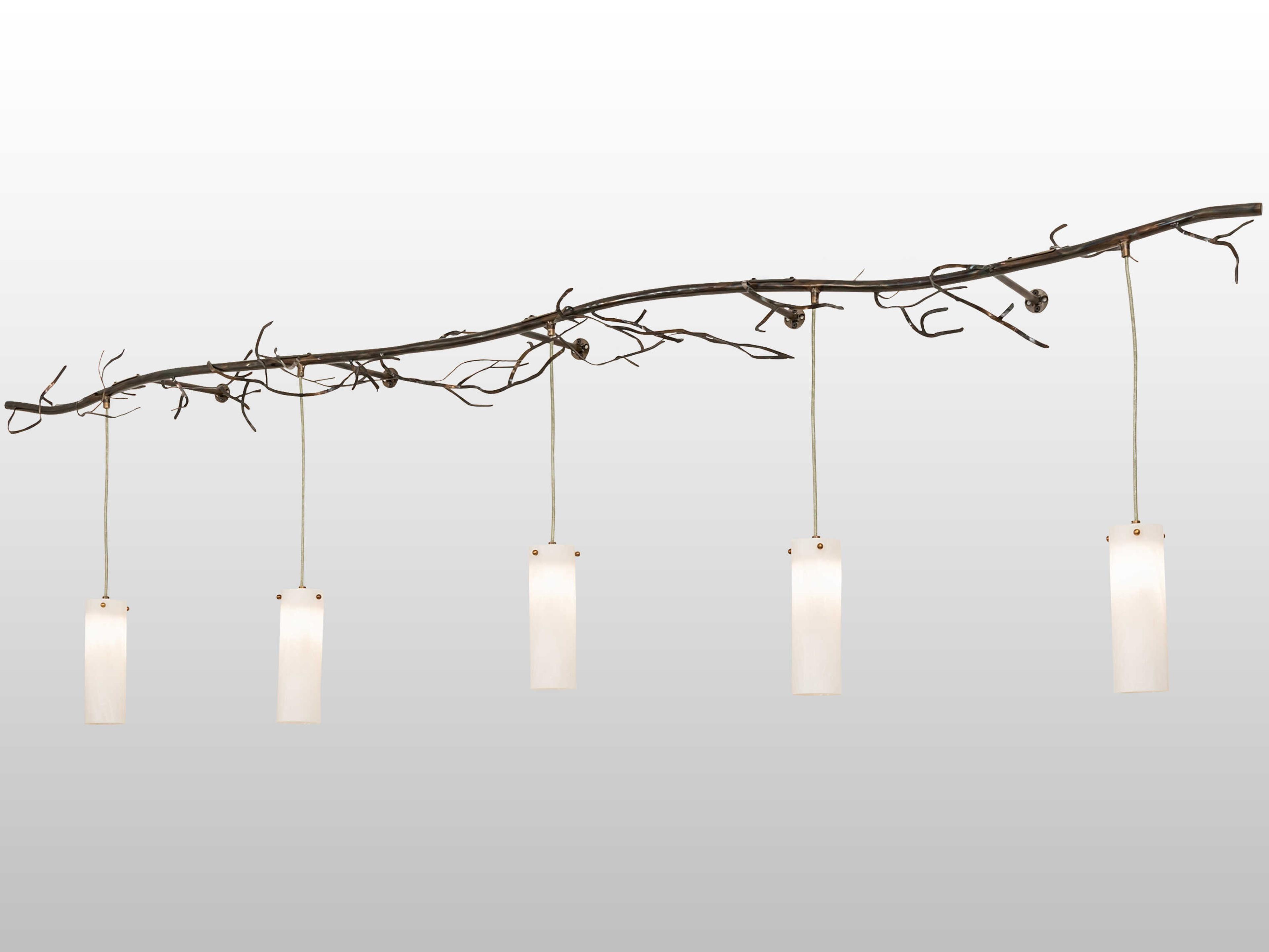 Winter Solstice Antique Copper Black Wall Sconce