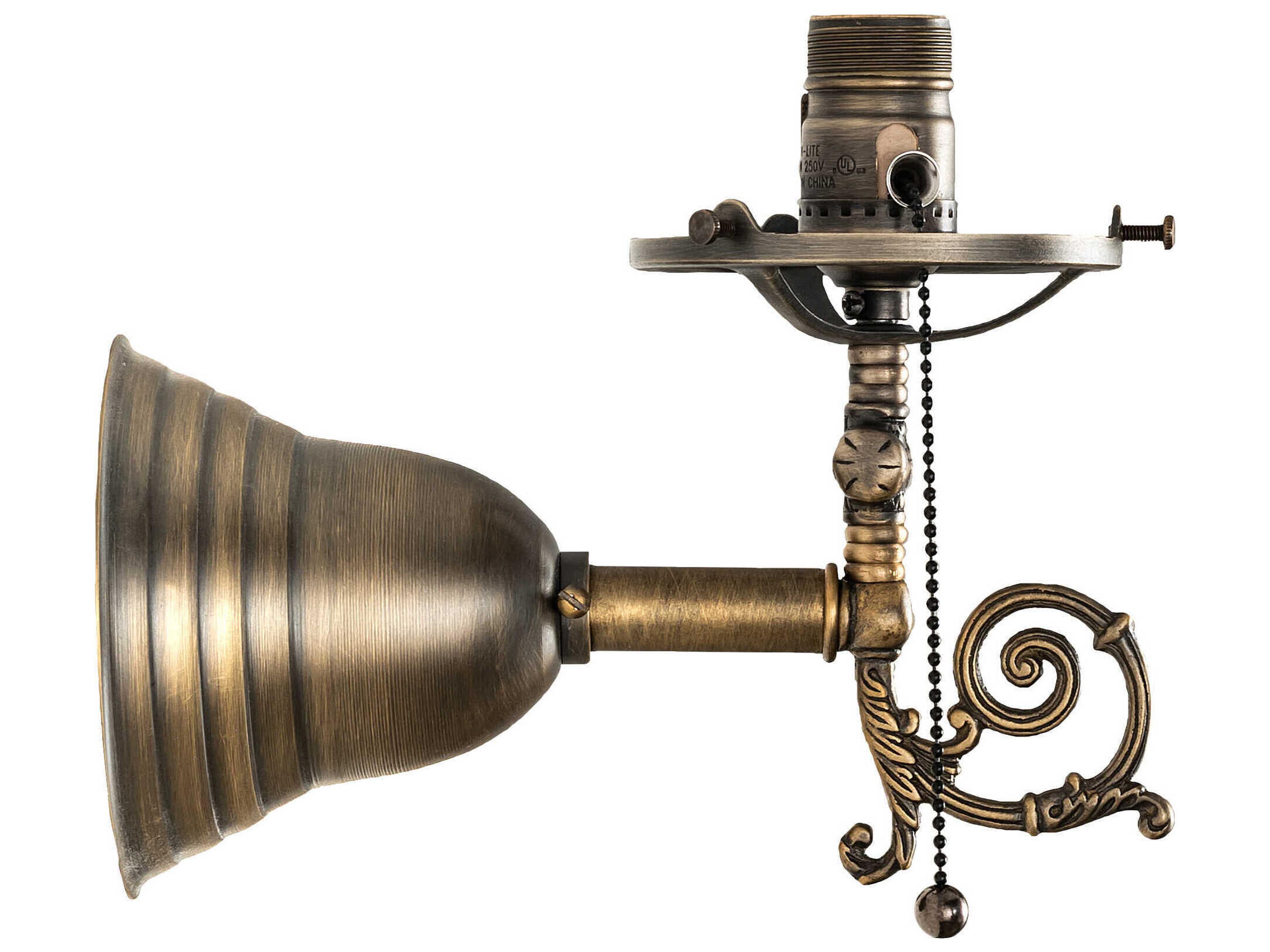 Meyda 1-Light Antique Brass Wall Sconce