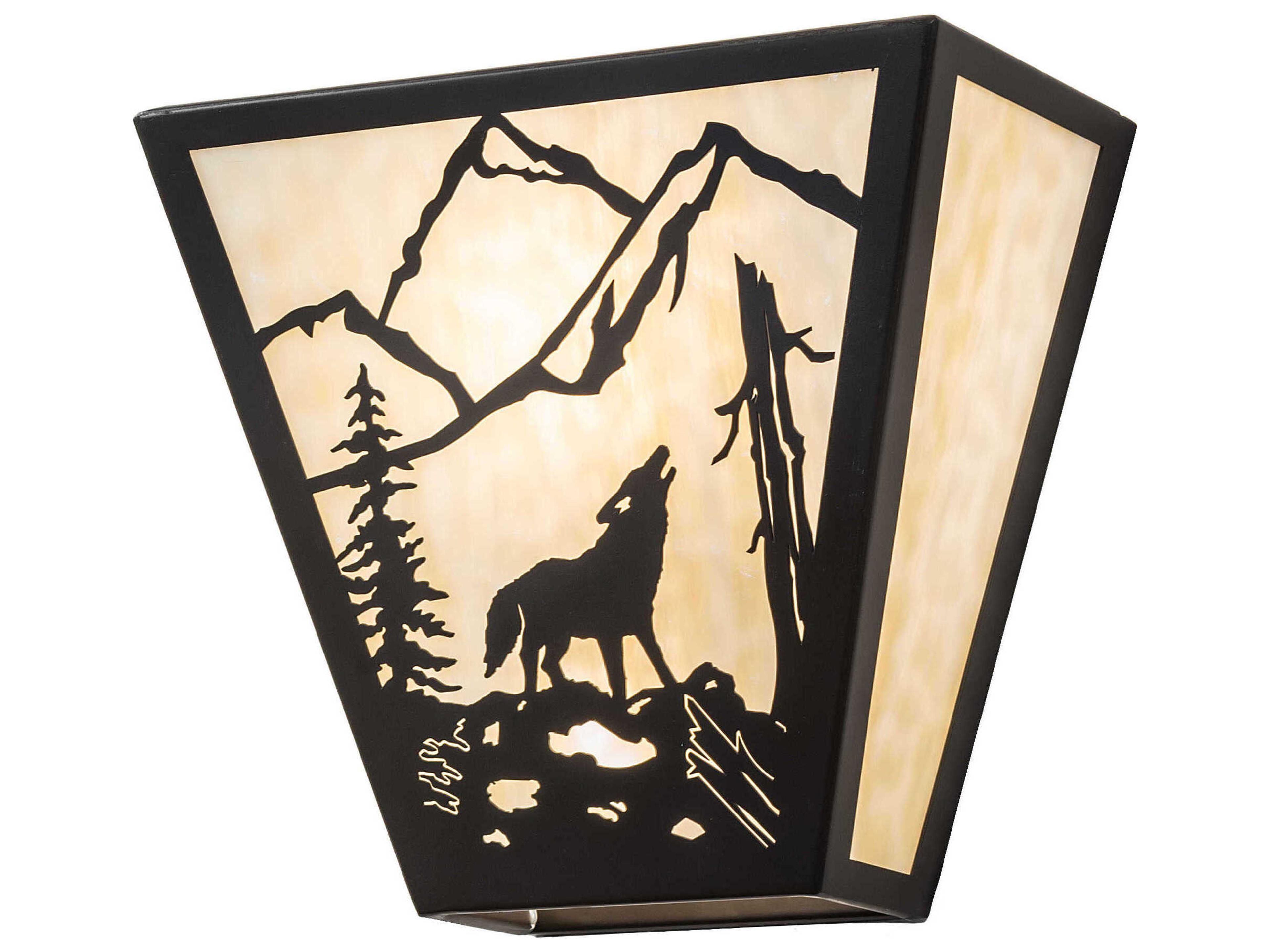 2-Light Timeless Bronze Glass Wall Sconce