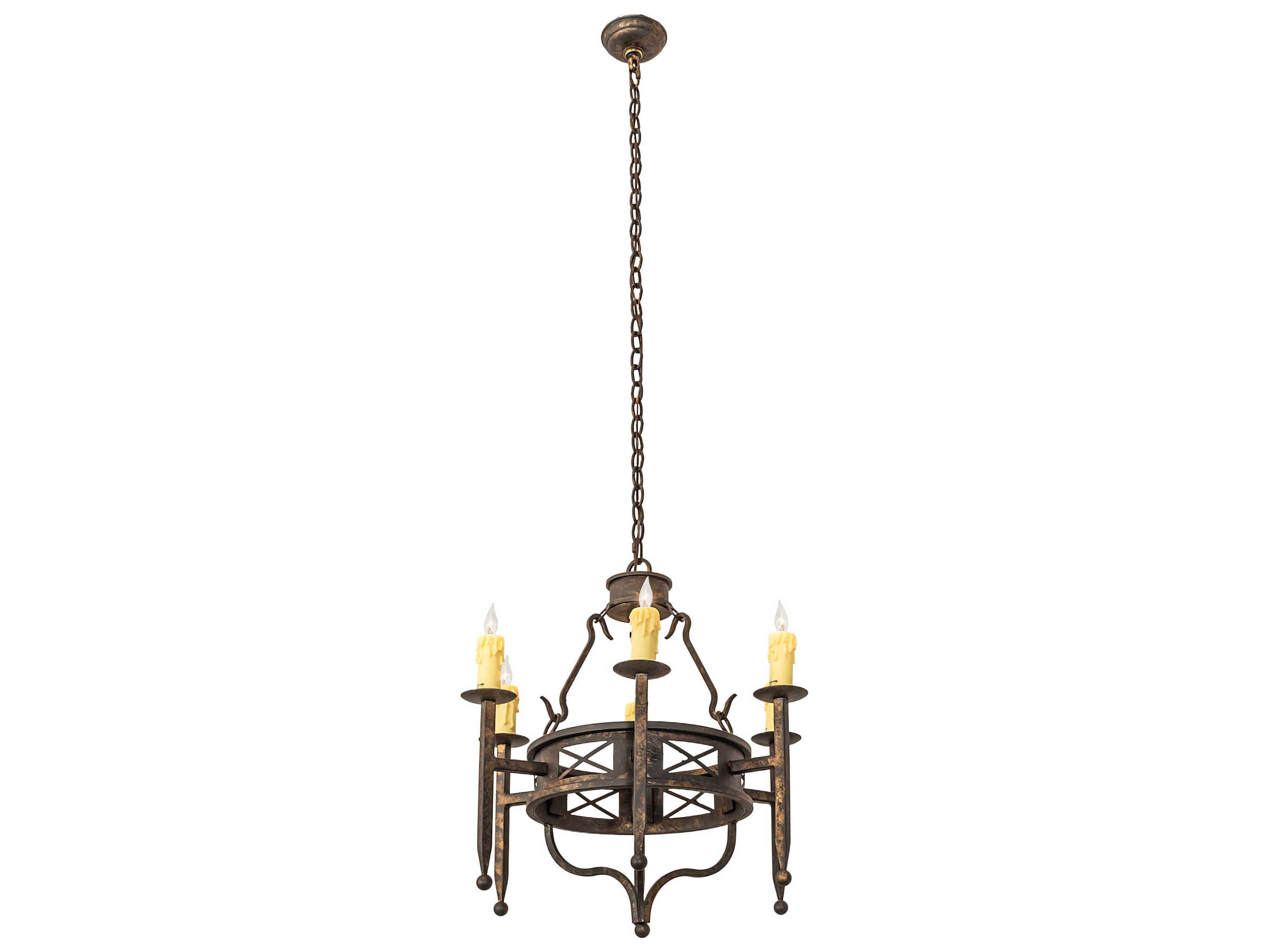 Jasmine 40-Light Gold Candelabra Chandelier