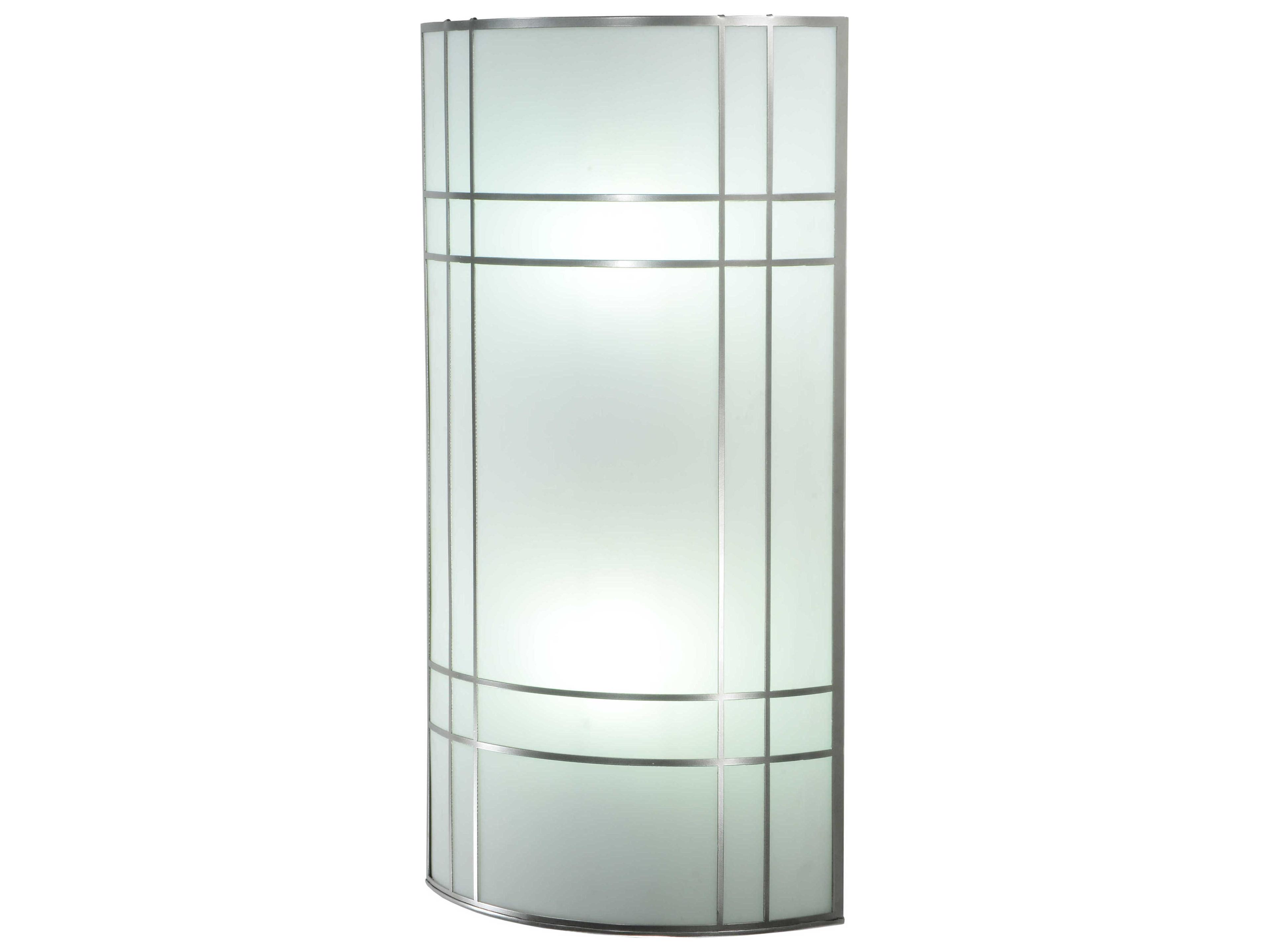Meyda Lunette 4-Light Nickel Wall Sconce