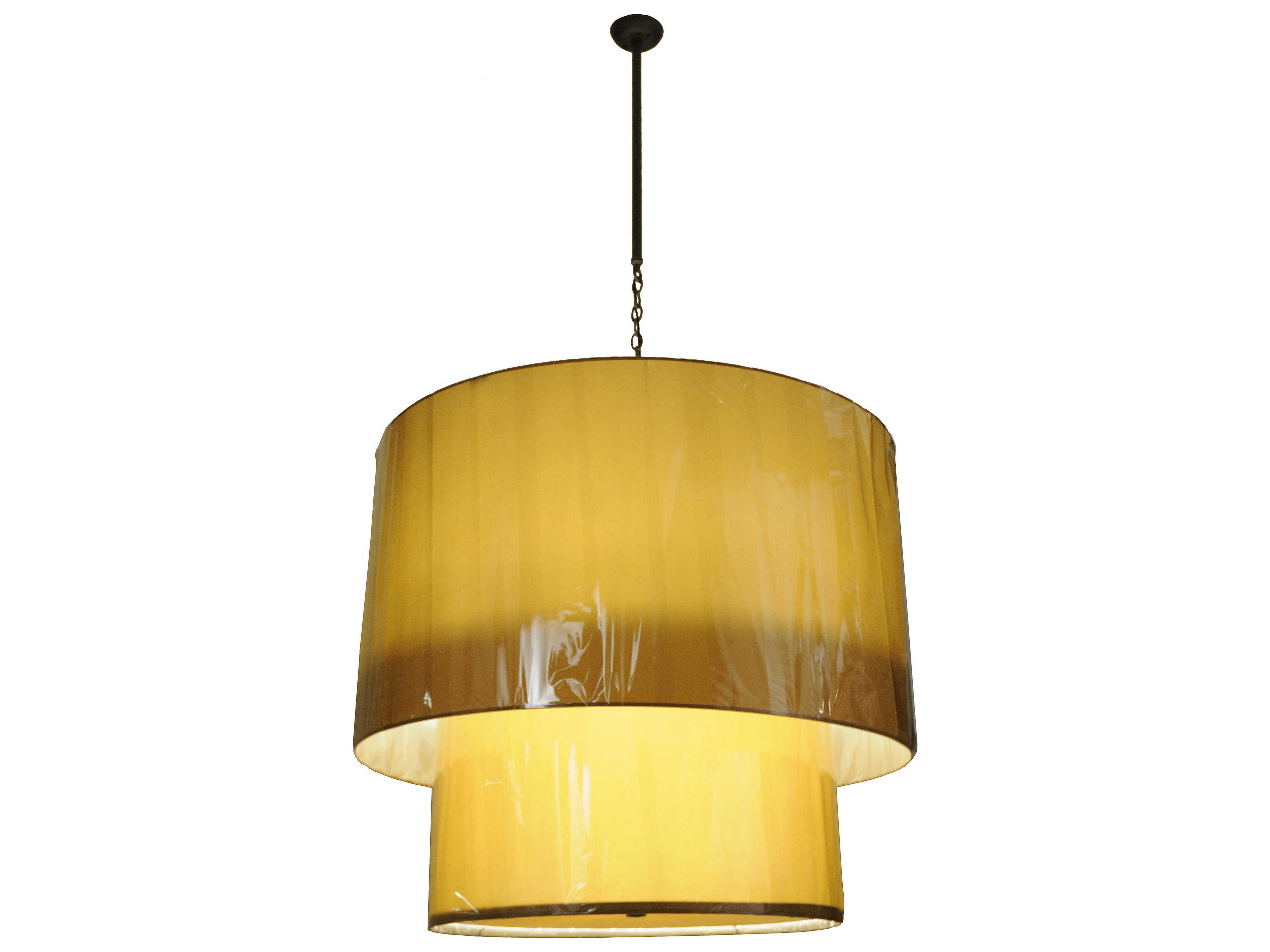 Cilindro 8-Light Oil Rubbed Bronze Tiered Pendant