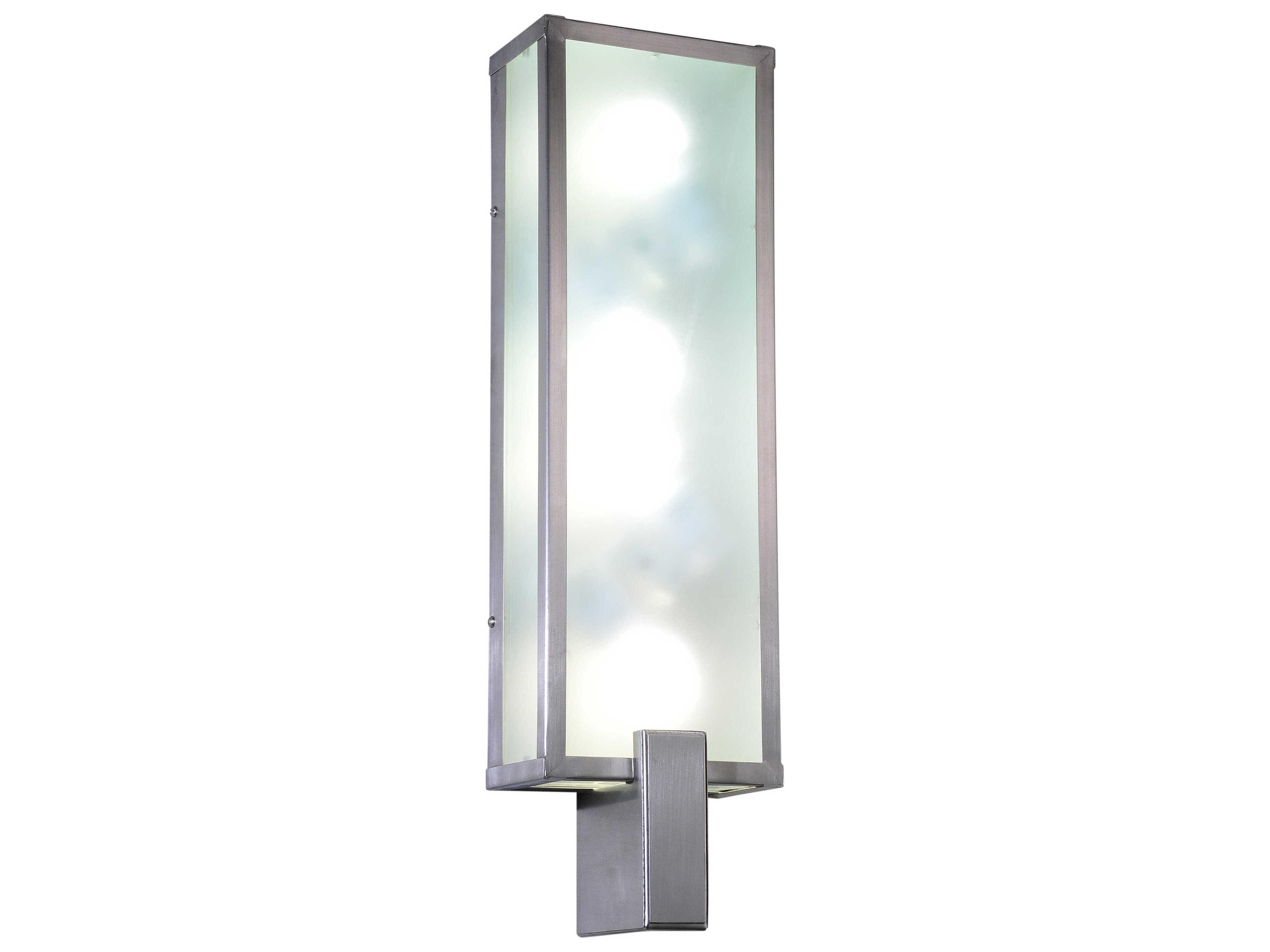 Meyda 4-Light Brushed Nickel Glass Wall Sconce