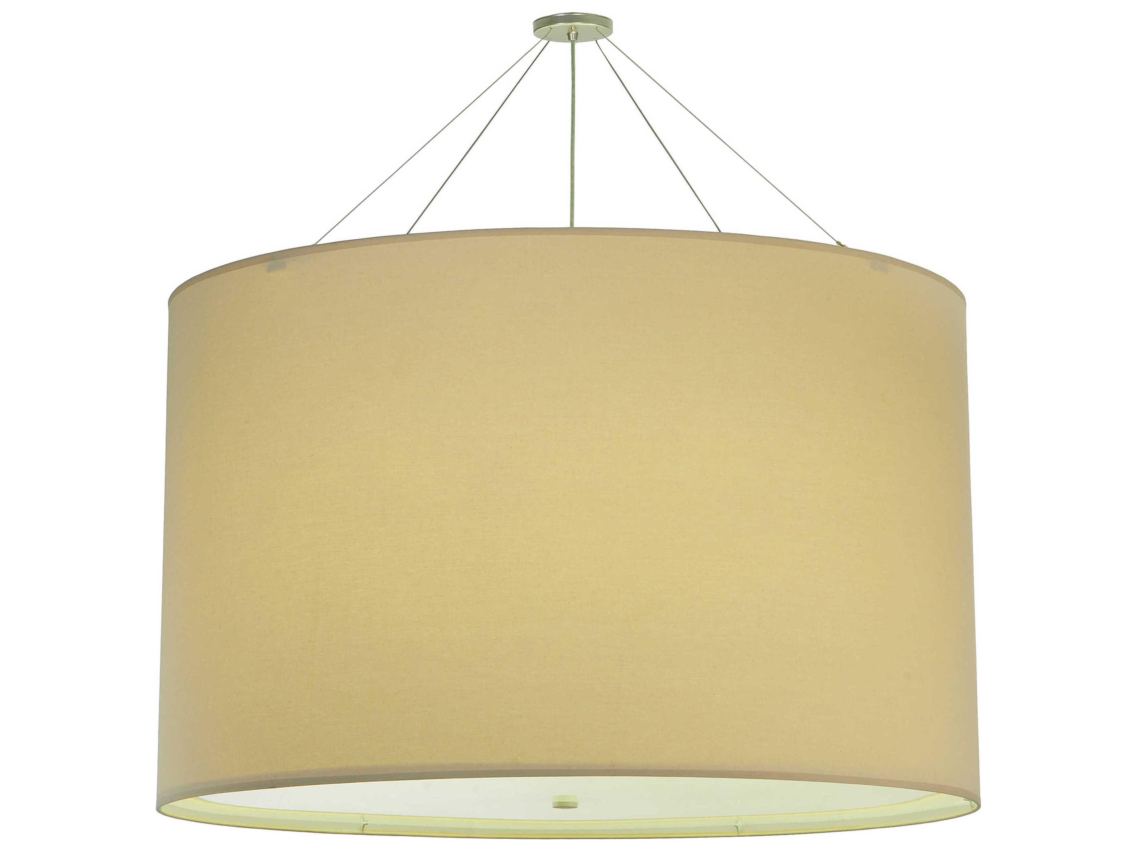 Cilindro 8-Light Nickel Drum Pendant