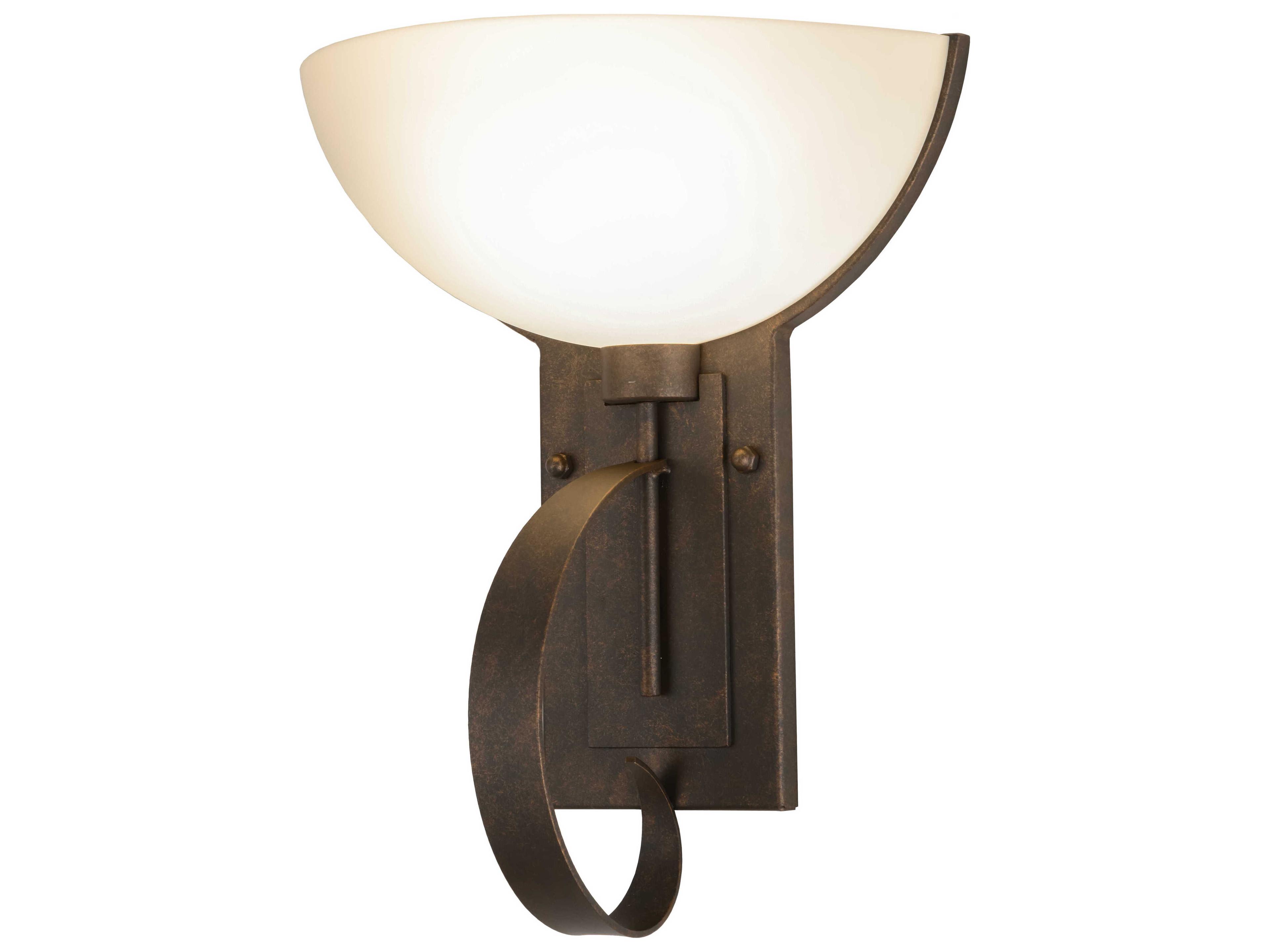 Meyda 1-Light Brown Glass Wall Sconce
