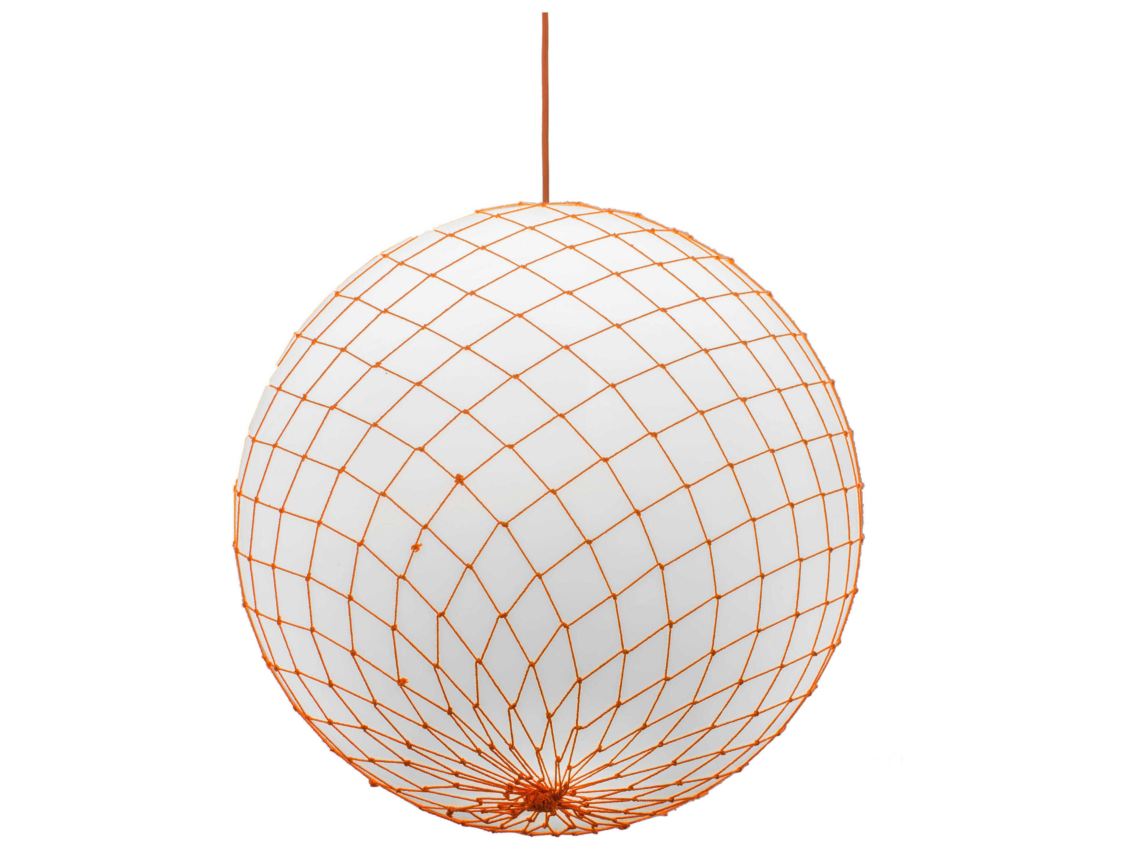 Meyda 1-Light White Globe Pendant