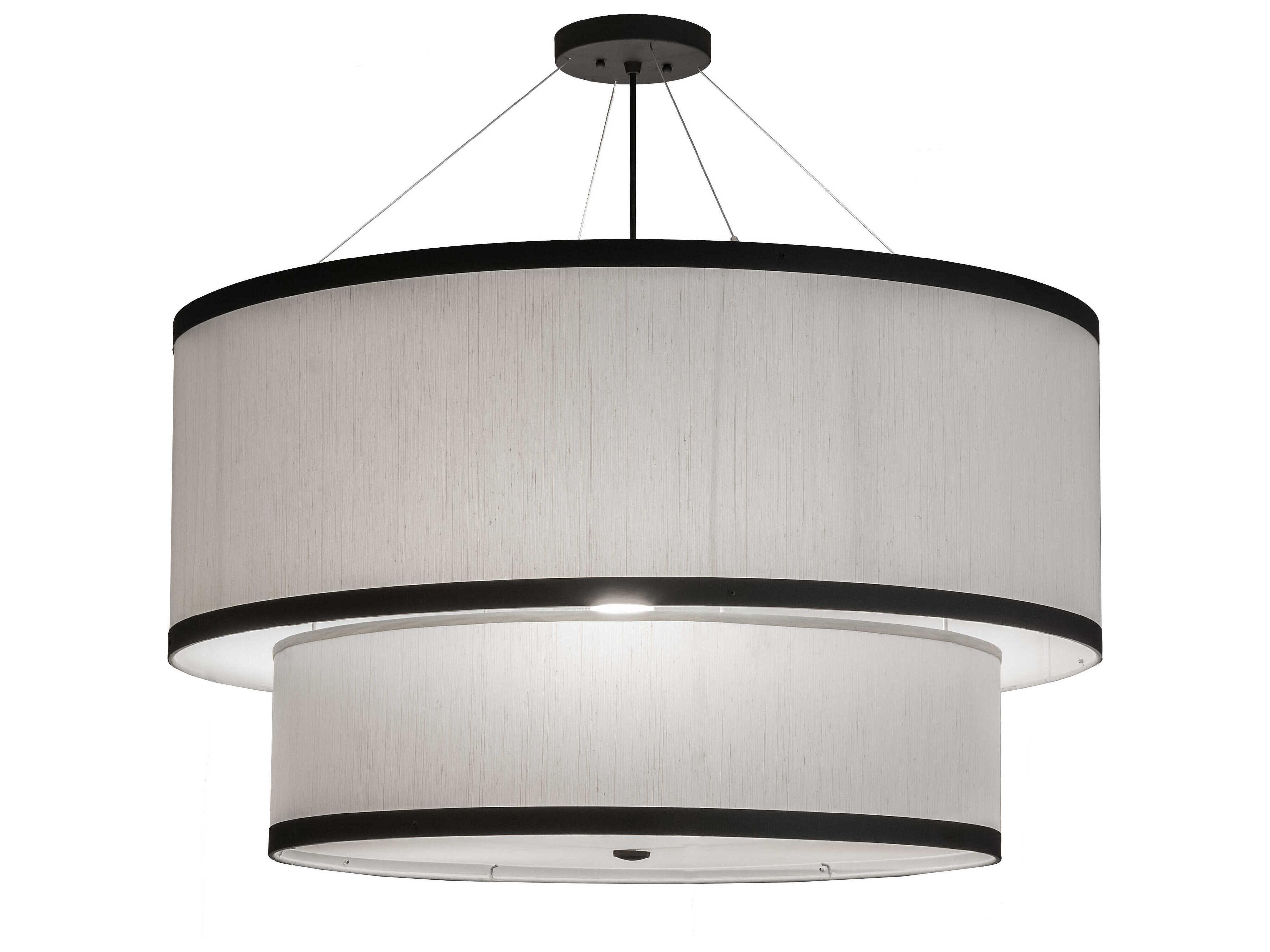 Cilindro 3-Light Oil Rubbed Bronze Tiered Pendant