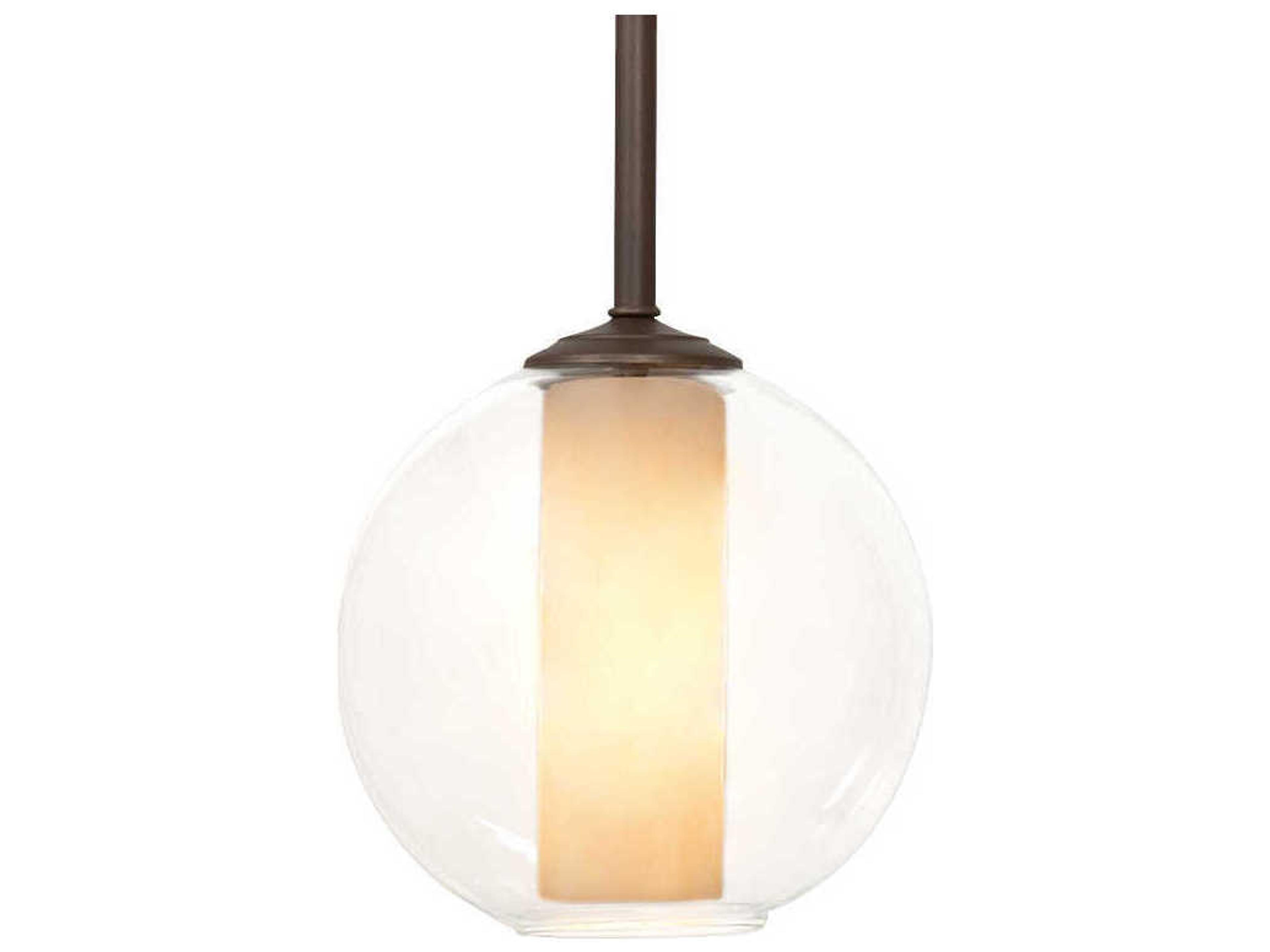 Bola 1-Light Bronze Glass Globe Pendant