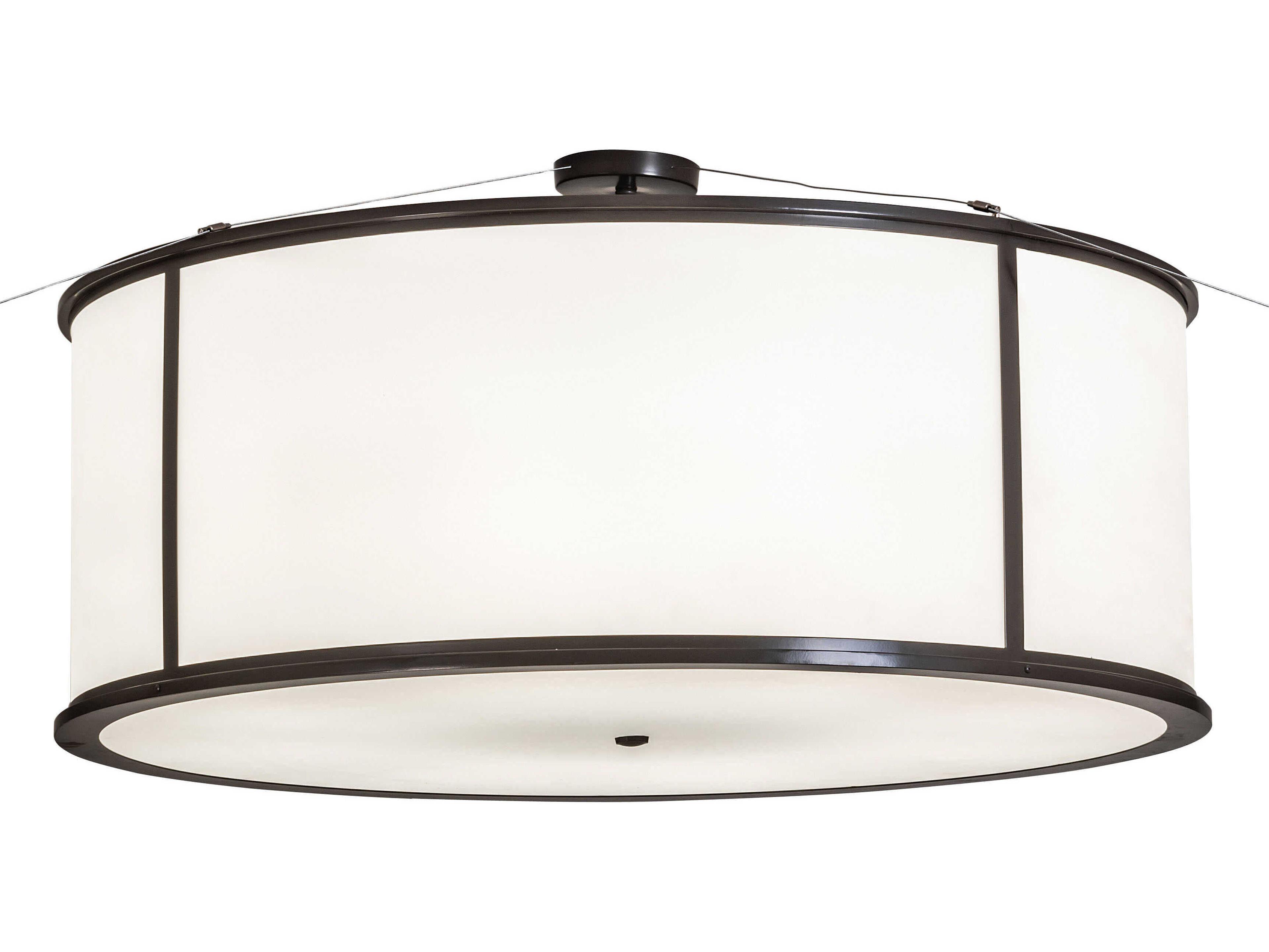 Arcas 8-Light Timeless Bronze Drum Semi Flush Mount