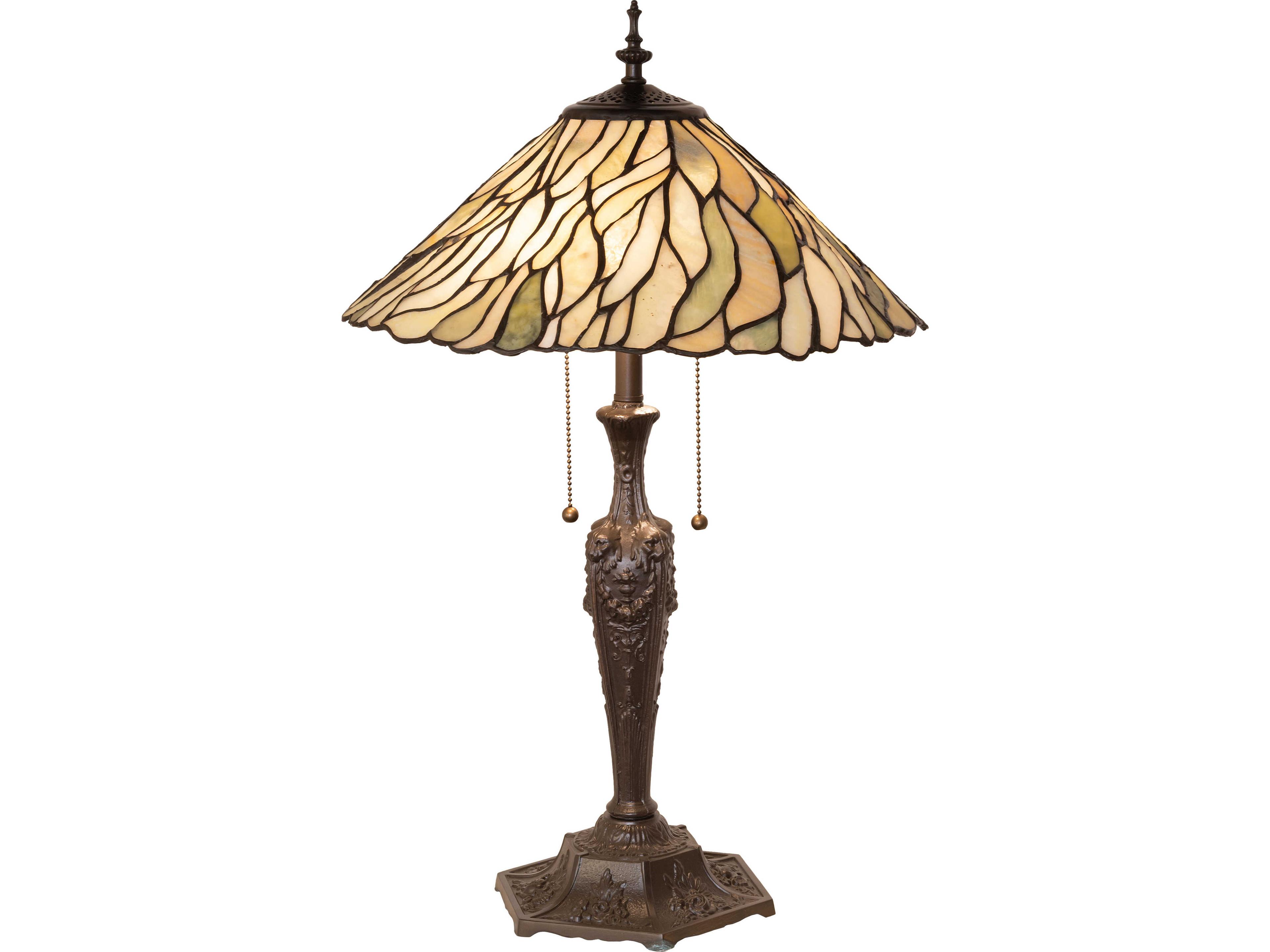 Willow Brown Traditional Buffet Lamp