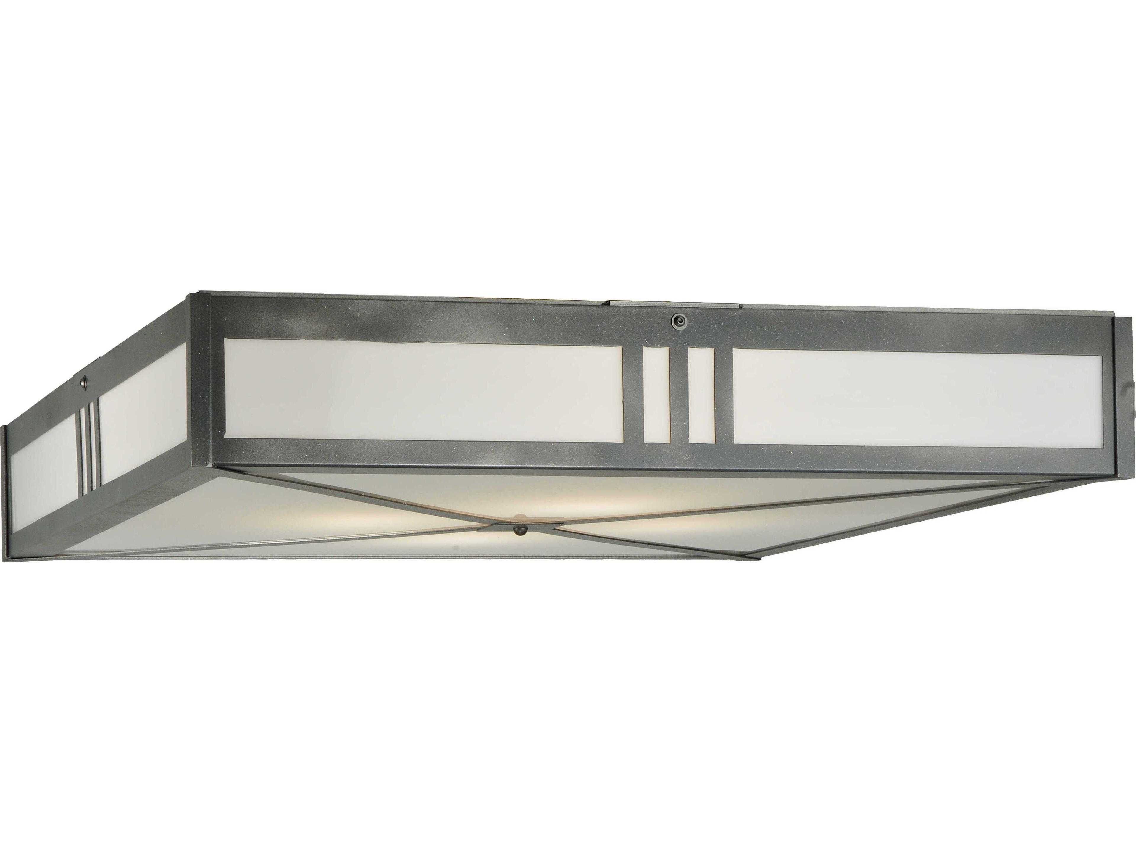 Whitewing 4-Light Steel Flush Mount