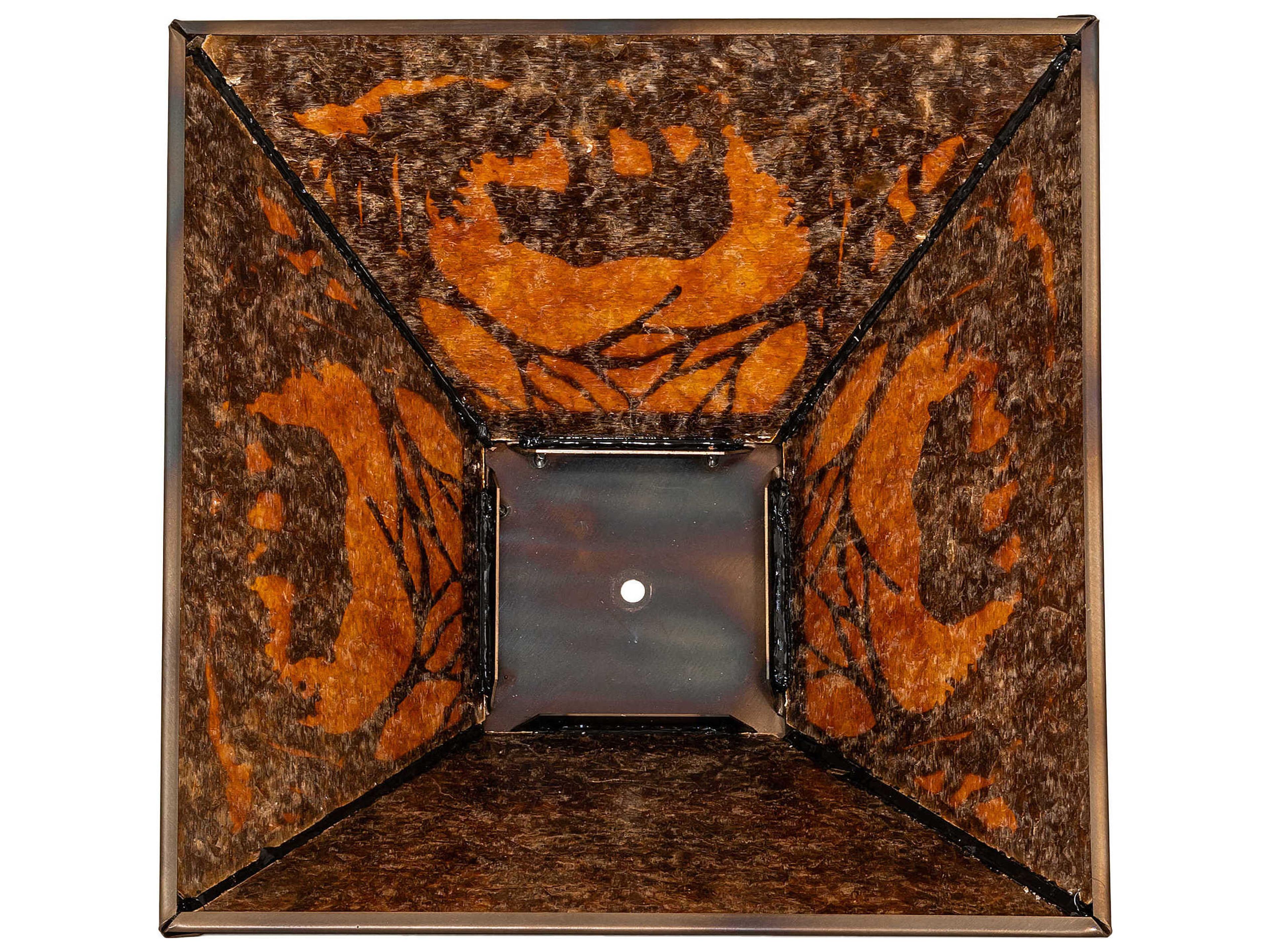 Meyda Black Bear Dark Burnished Antique Copper Shade