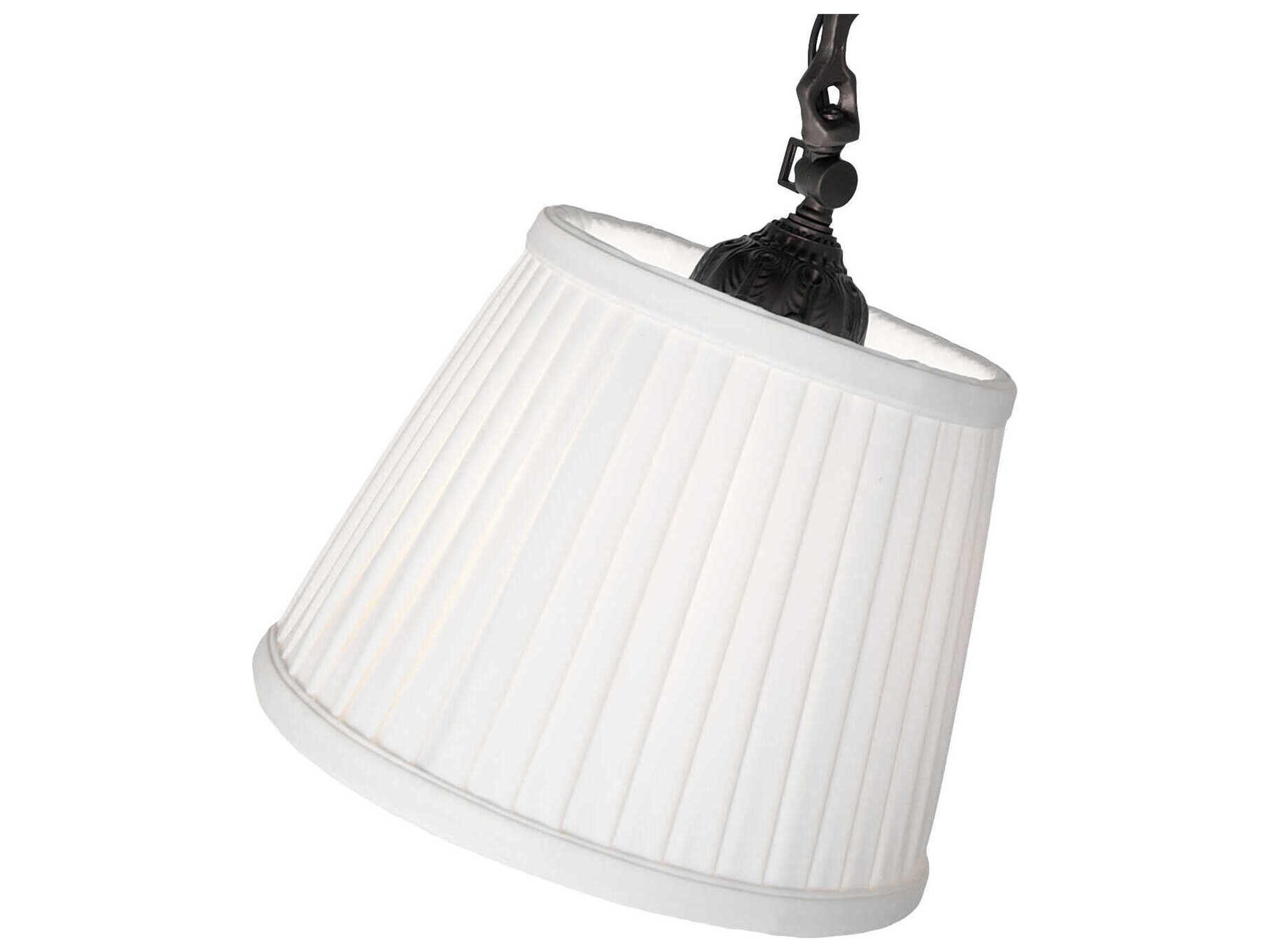 Meyda Victorian Bridge Mahogany Bronze Beige Textrene Floor Lamp