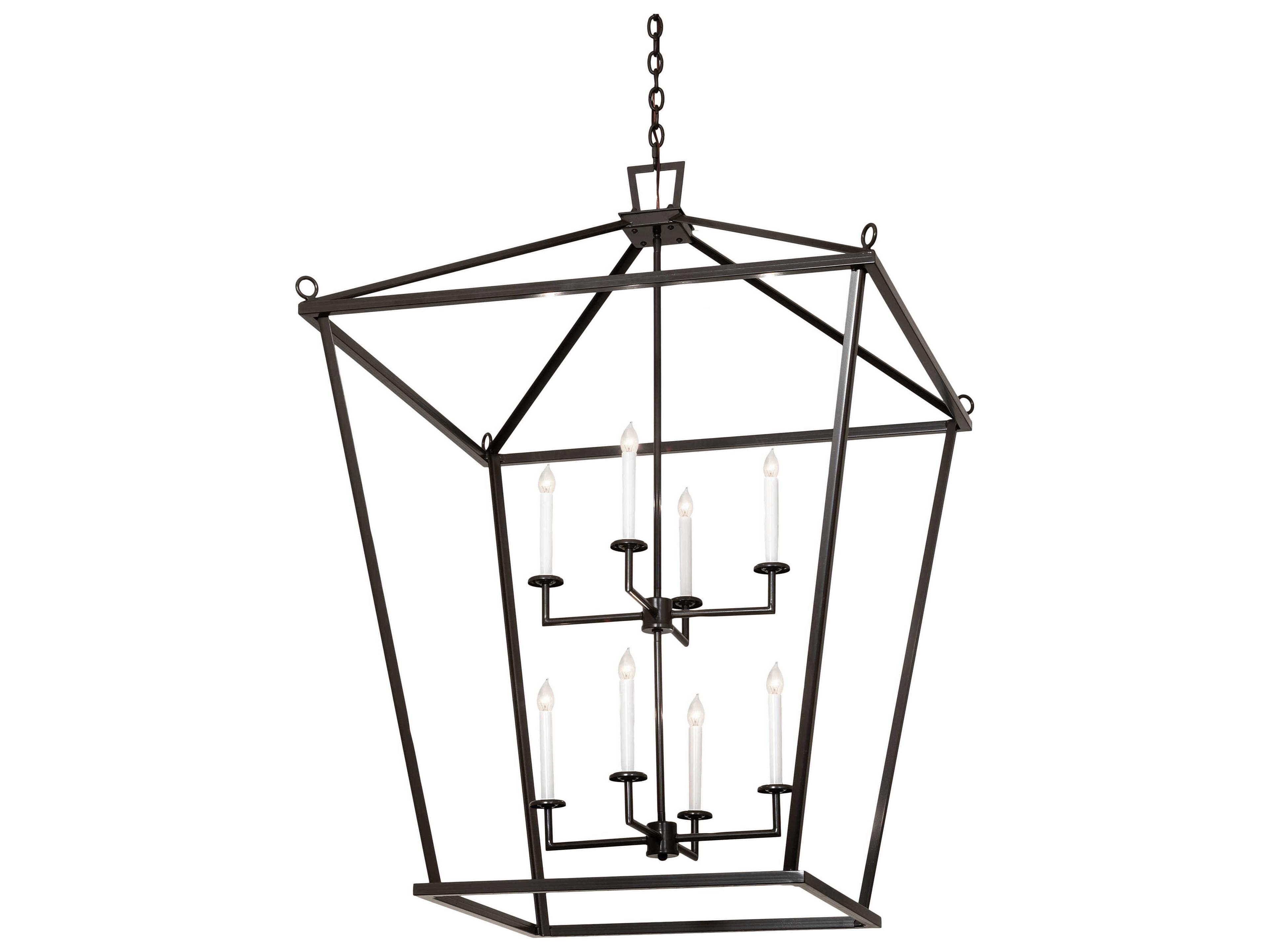 Kitzi 8-Light Timeless Bronze Candelabra Tiered Chandelier