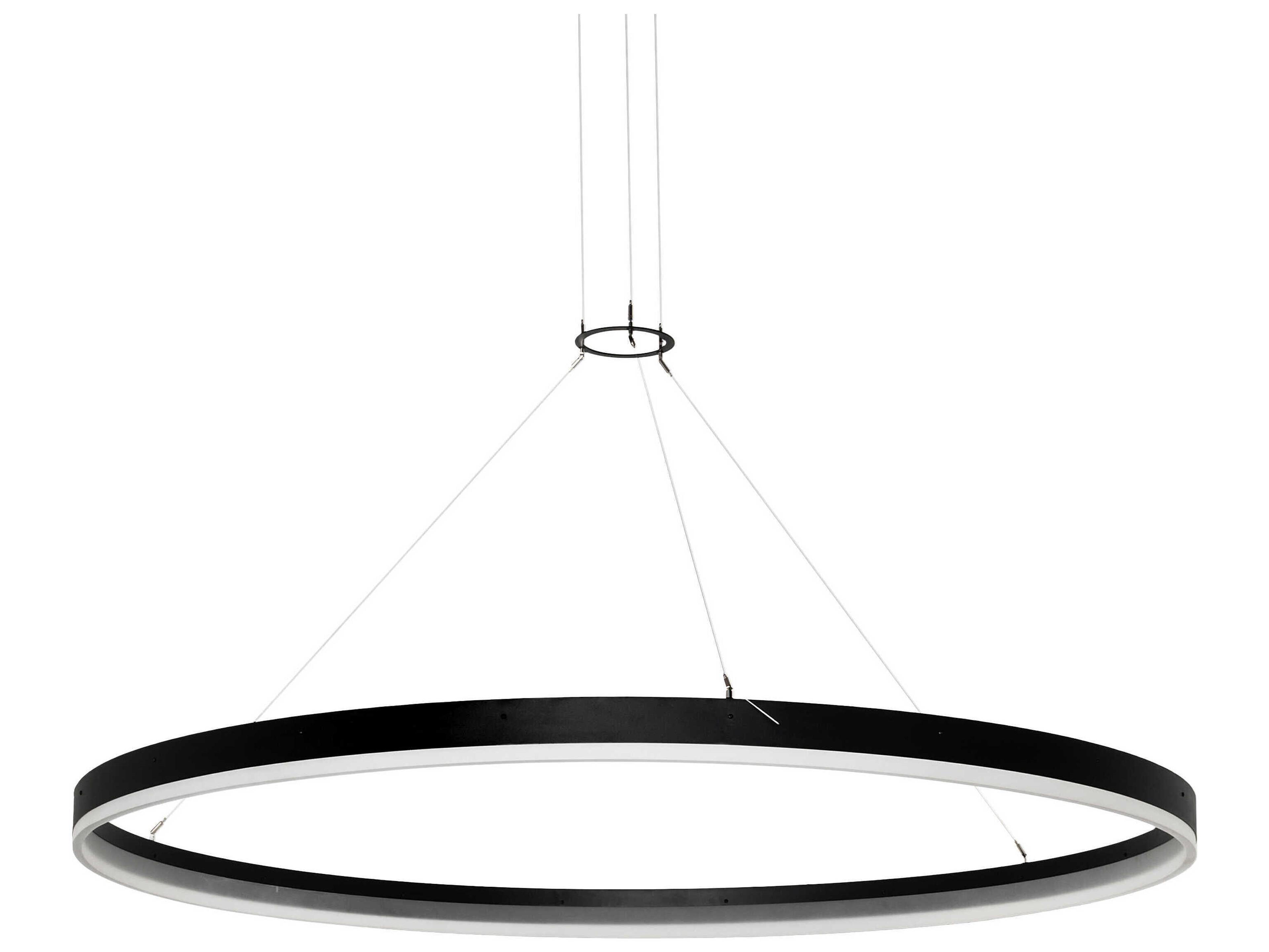 Meyda Anillo Timeless Bronze Black LED Round Pendant