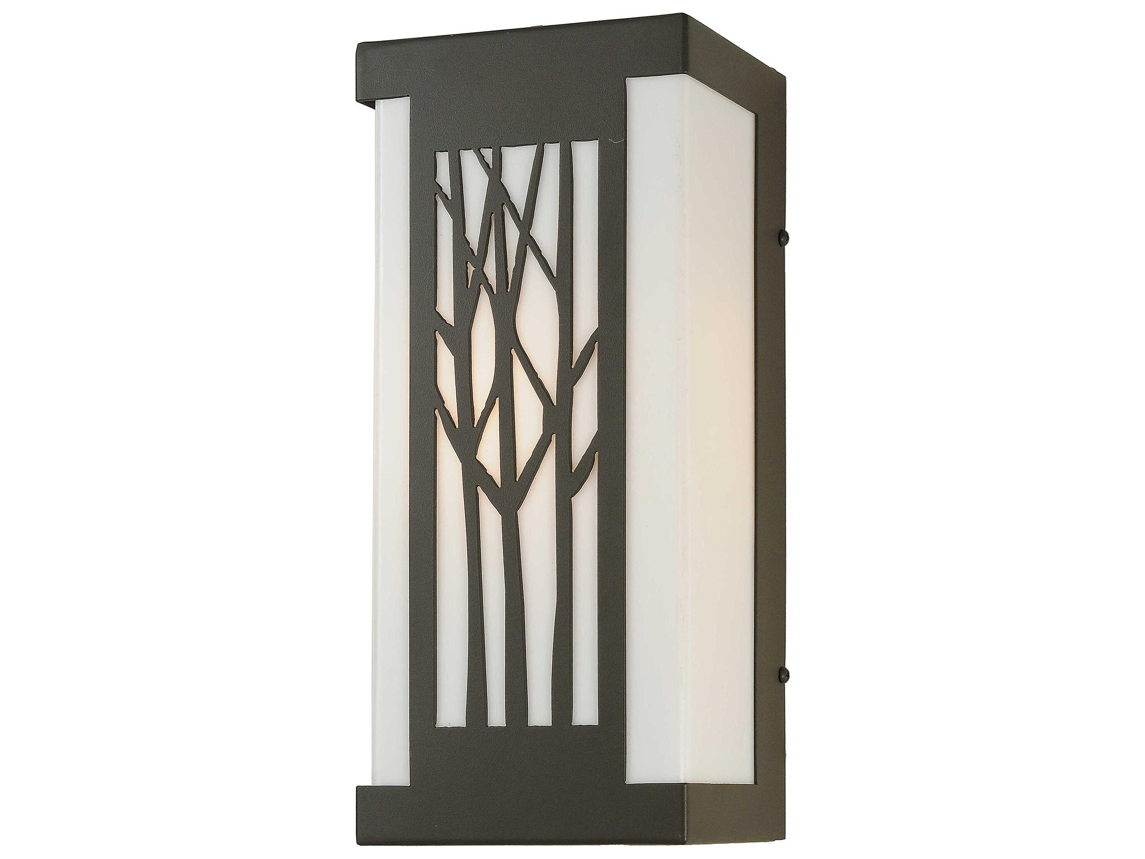 Branches 1-Light Timeless Bronze Glass Wall Sconce