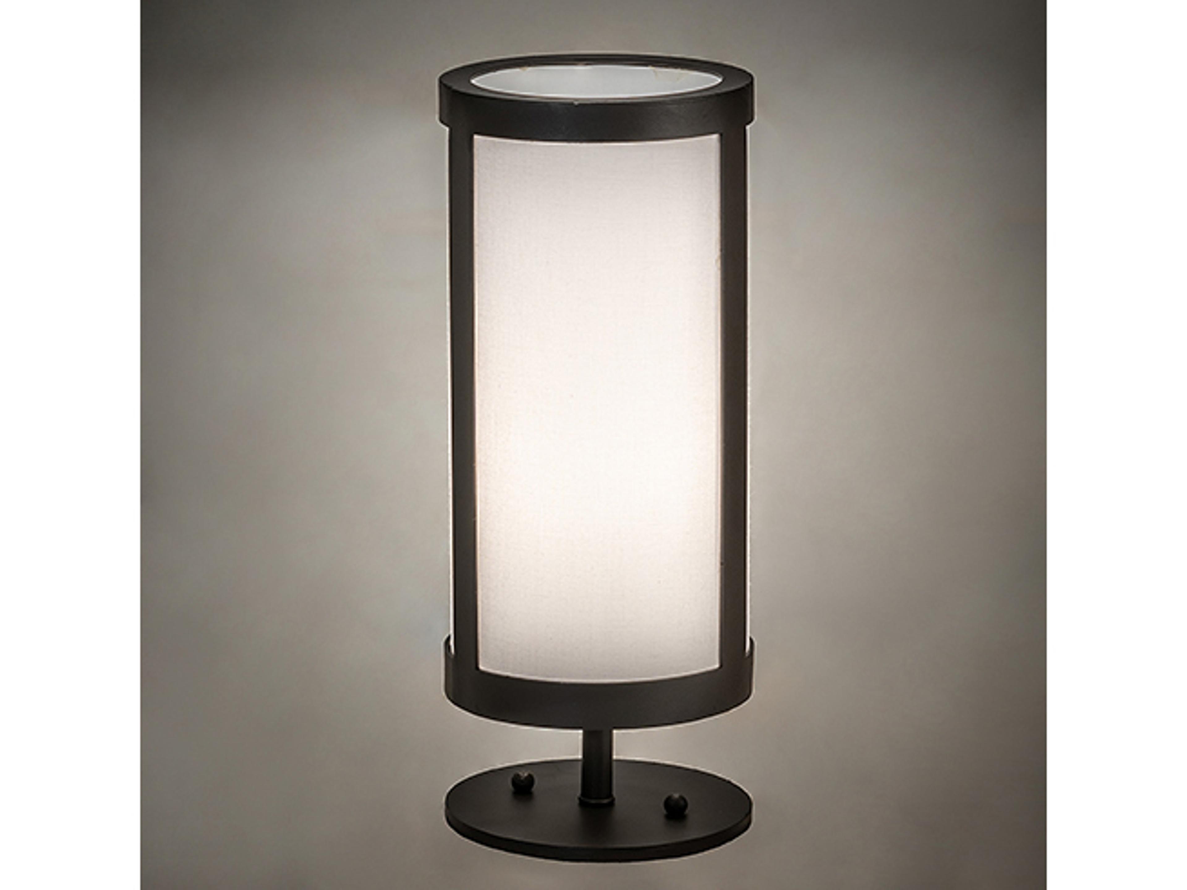 Cartier Wrought Iron Black Table Lamp