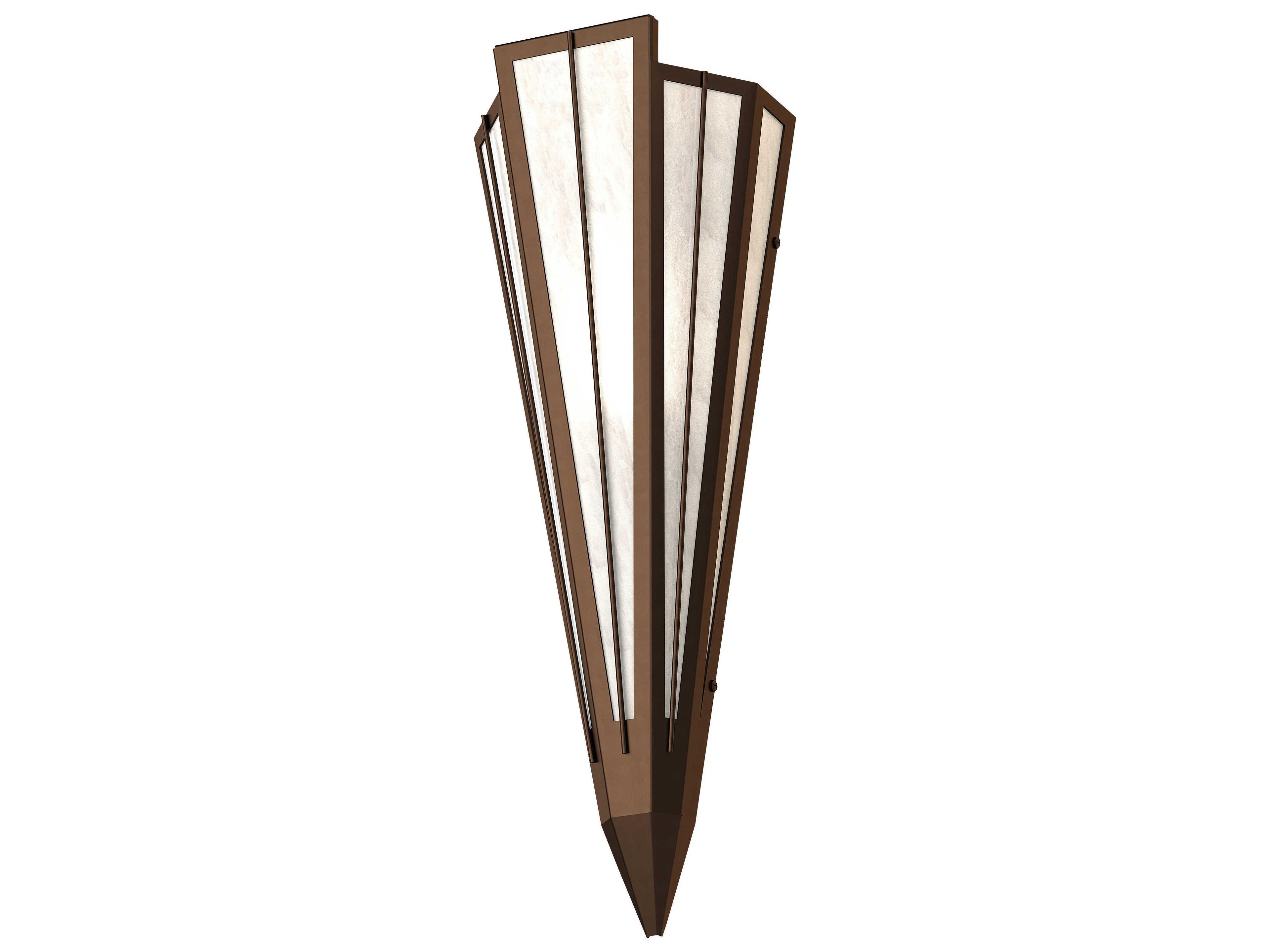 Brum 1-Light Timeless Bronze Glass Wall Sconce