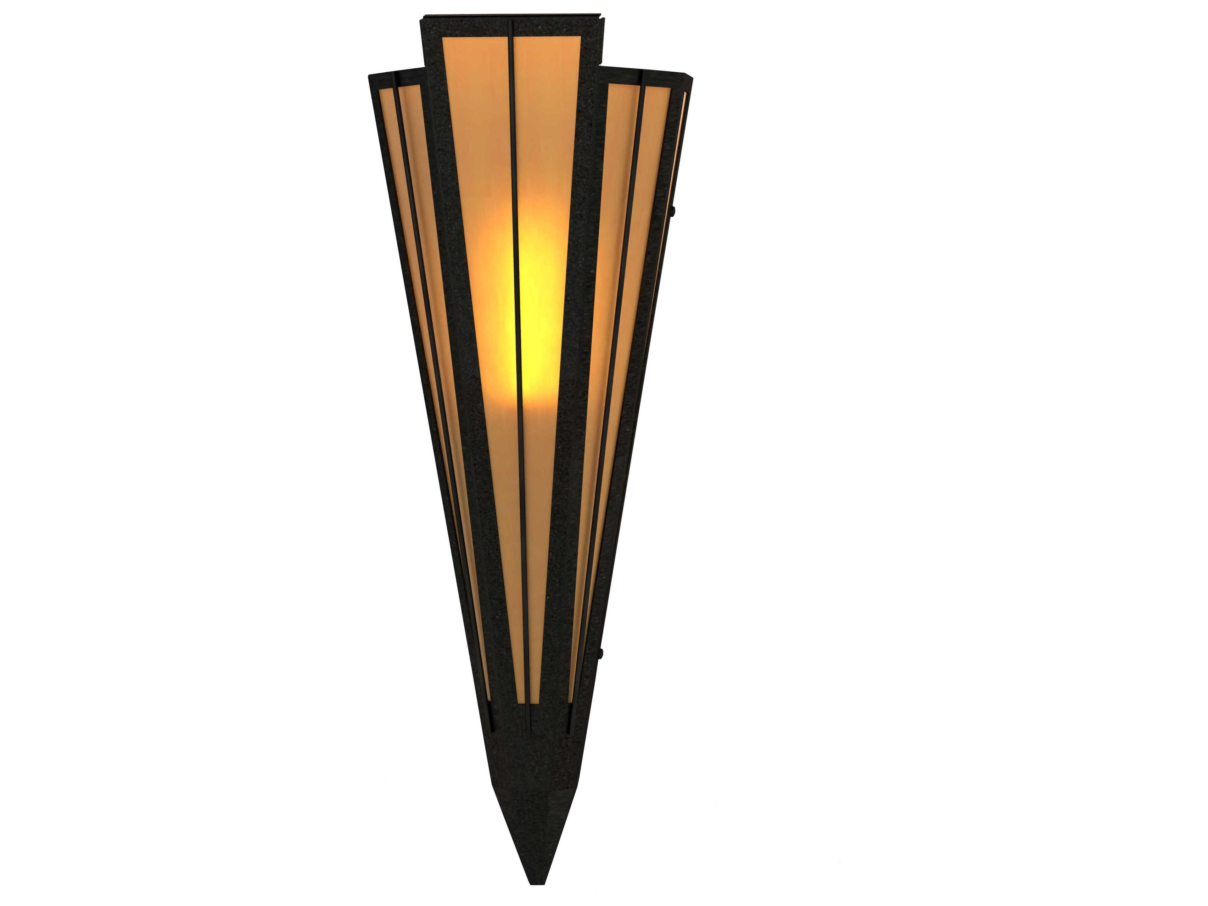 Brum 1-Light Textured Black Wall Sconce