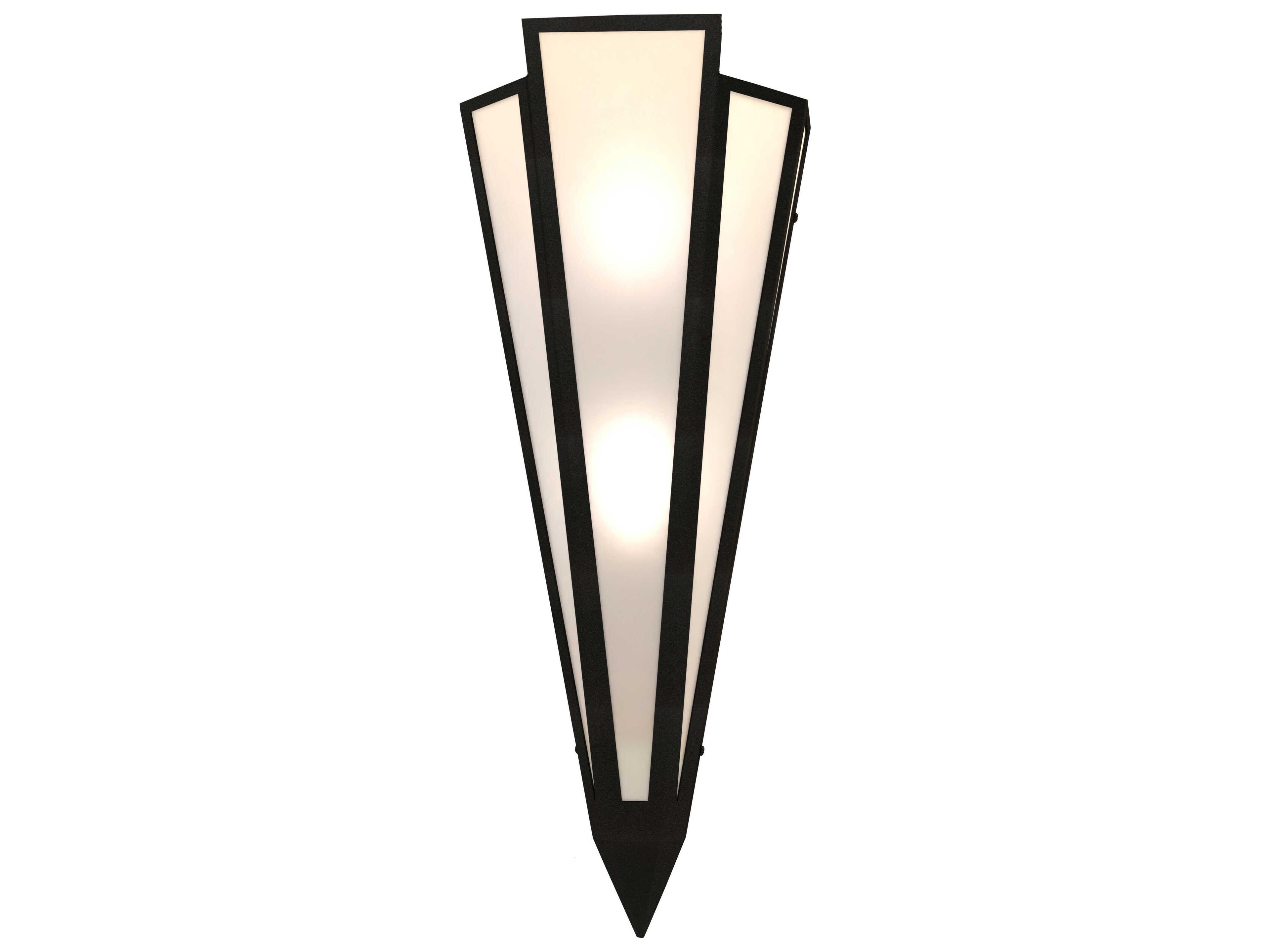 Brum 2-Light Textured Black Wall Sconce