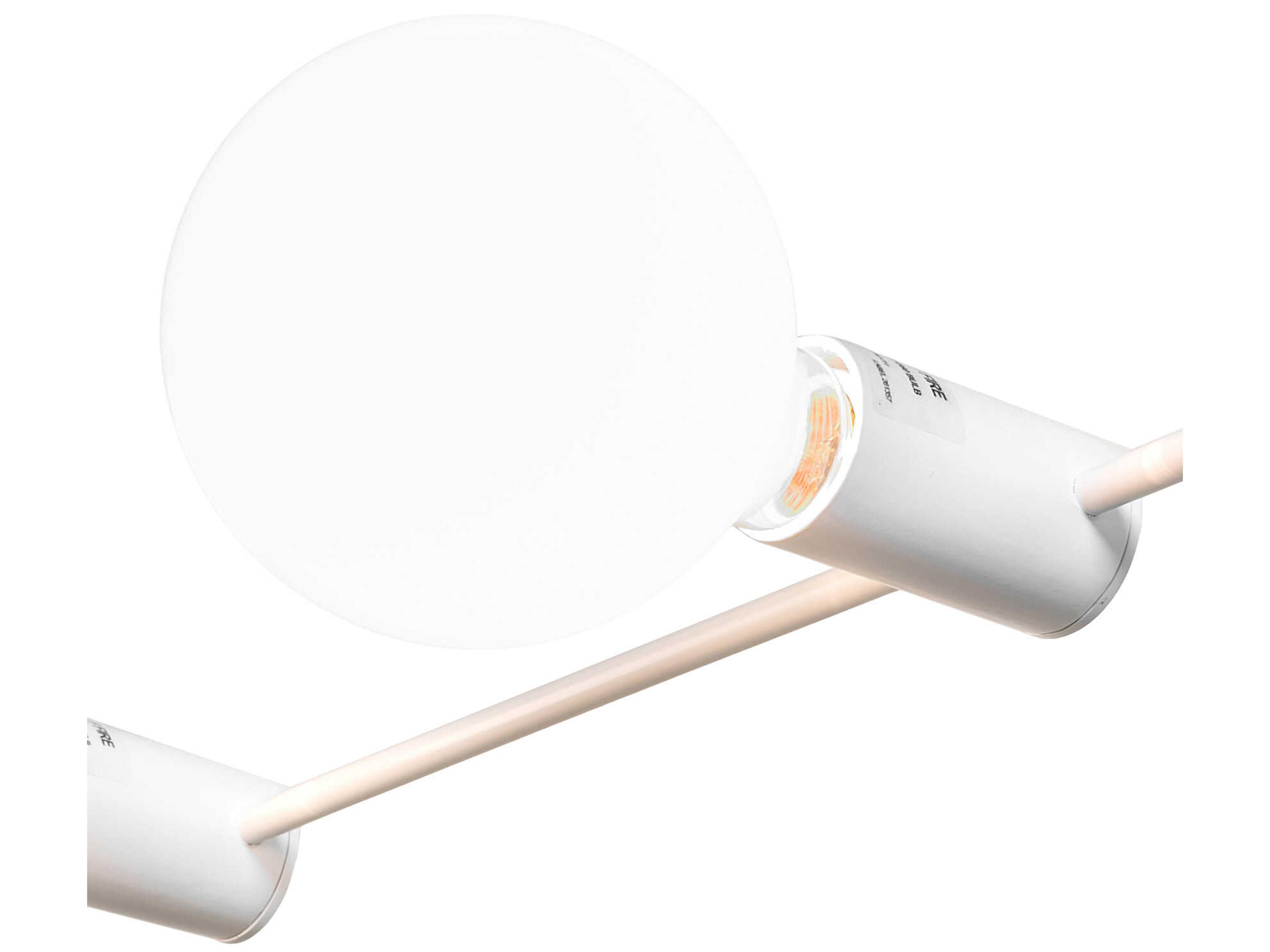 Meyda 2-Light Gloss White LED Vanity Light