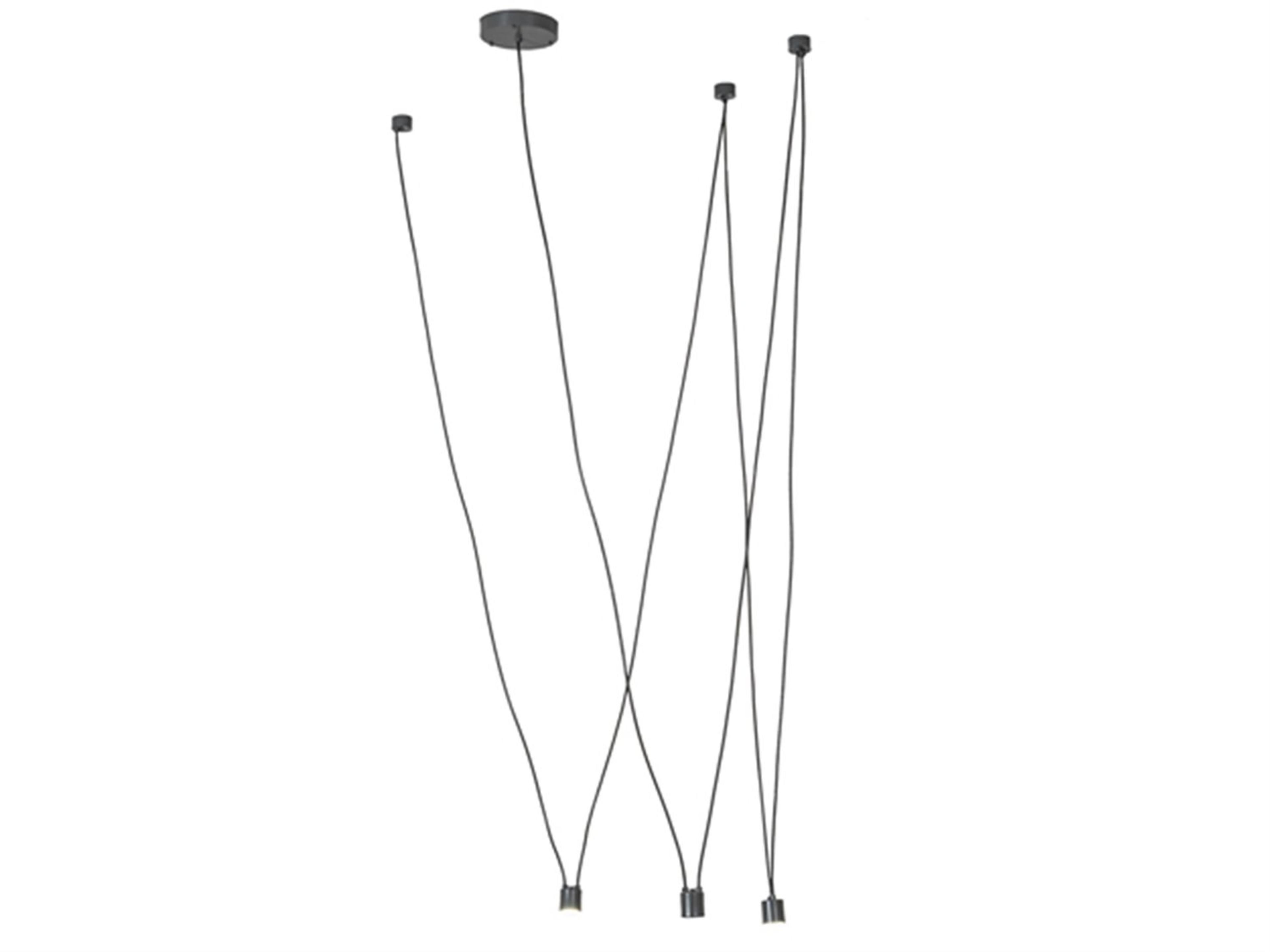 Charcoal Grey LED Cylinder Pendant