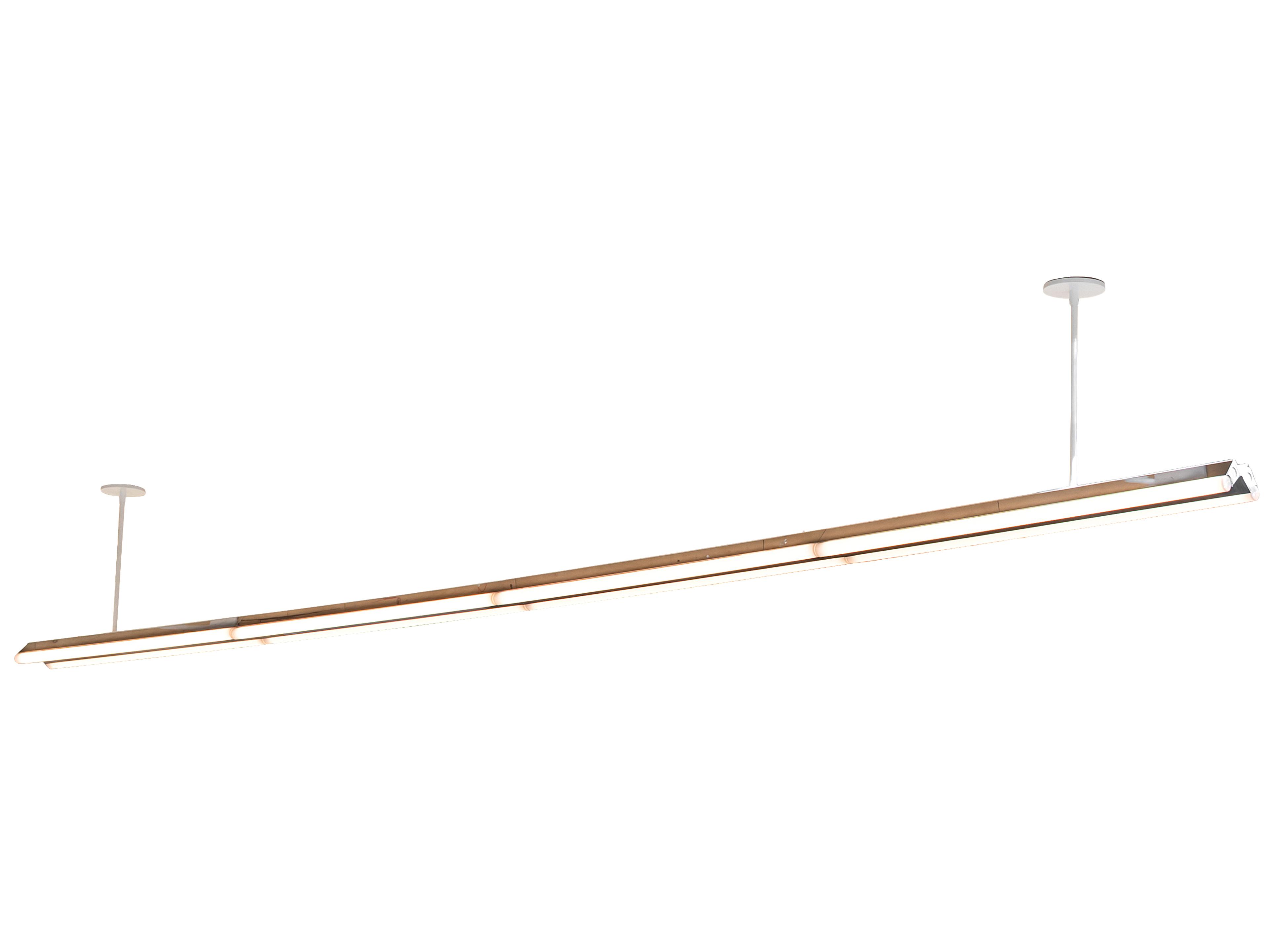 Chrome LED Linear Island Pendant