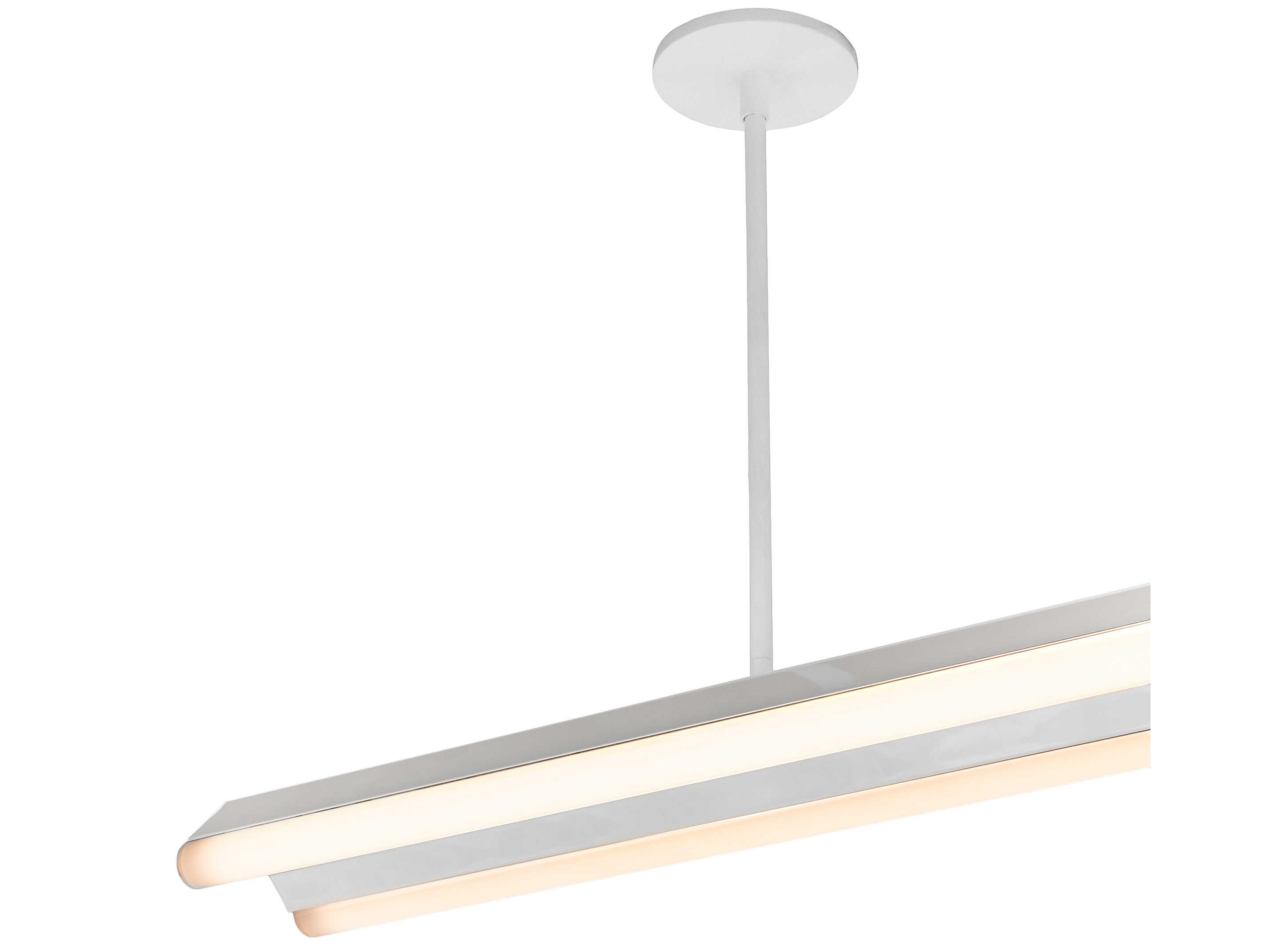 Meyda Chrome LED Linear Island Pendant
