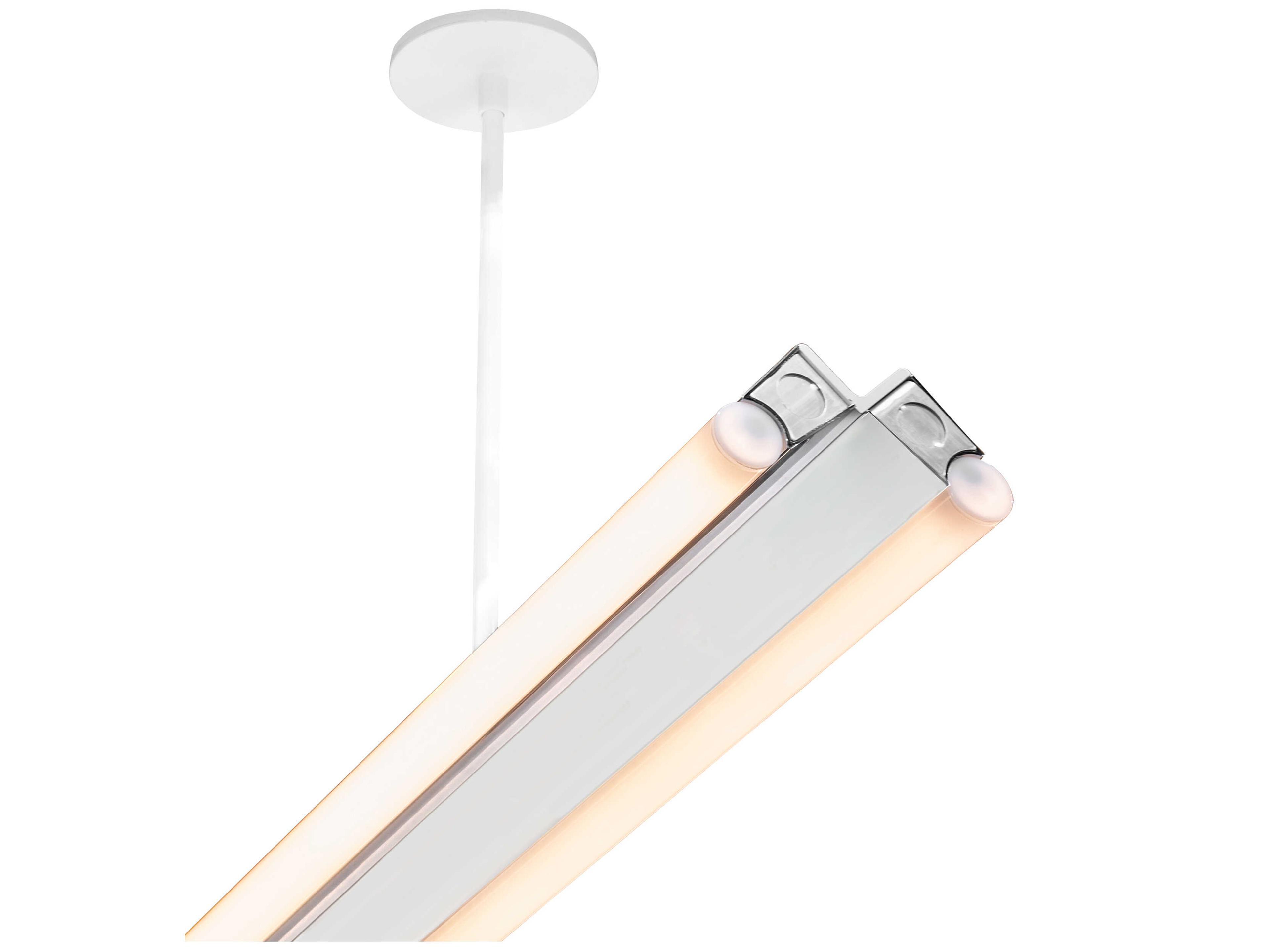 Meyda Chrome LED Linear Island Pendant