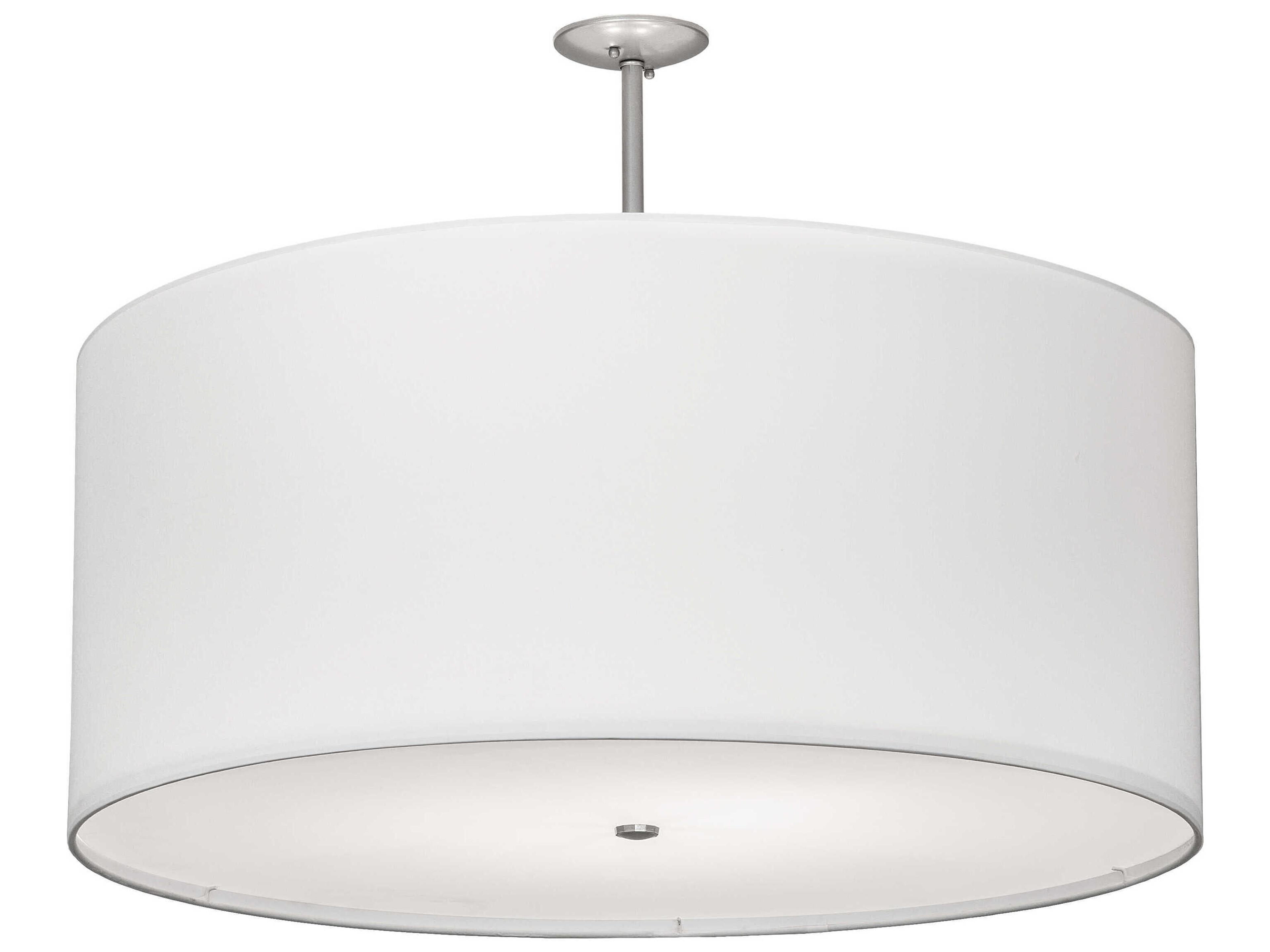 Cilindro 6-Light Brushed Nickel Drum Semi Flush Mount
