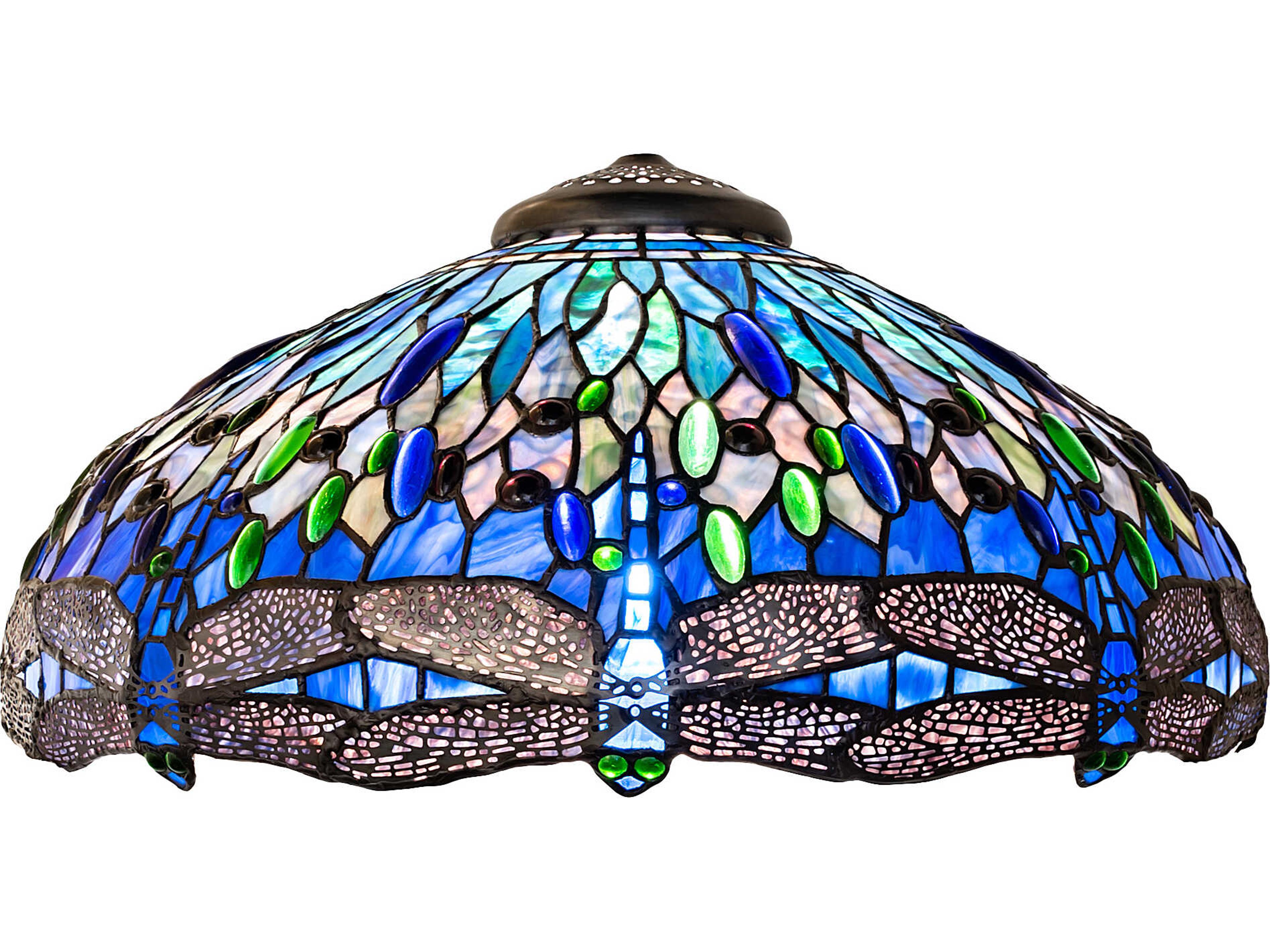 Tiffany Hanginghead Dragonfly Stained Glass