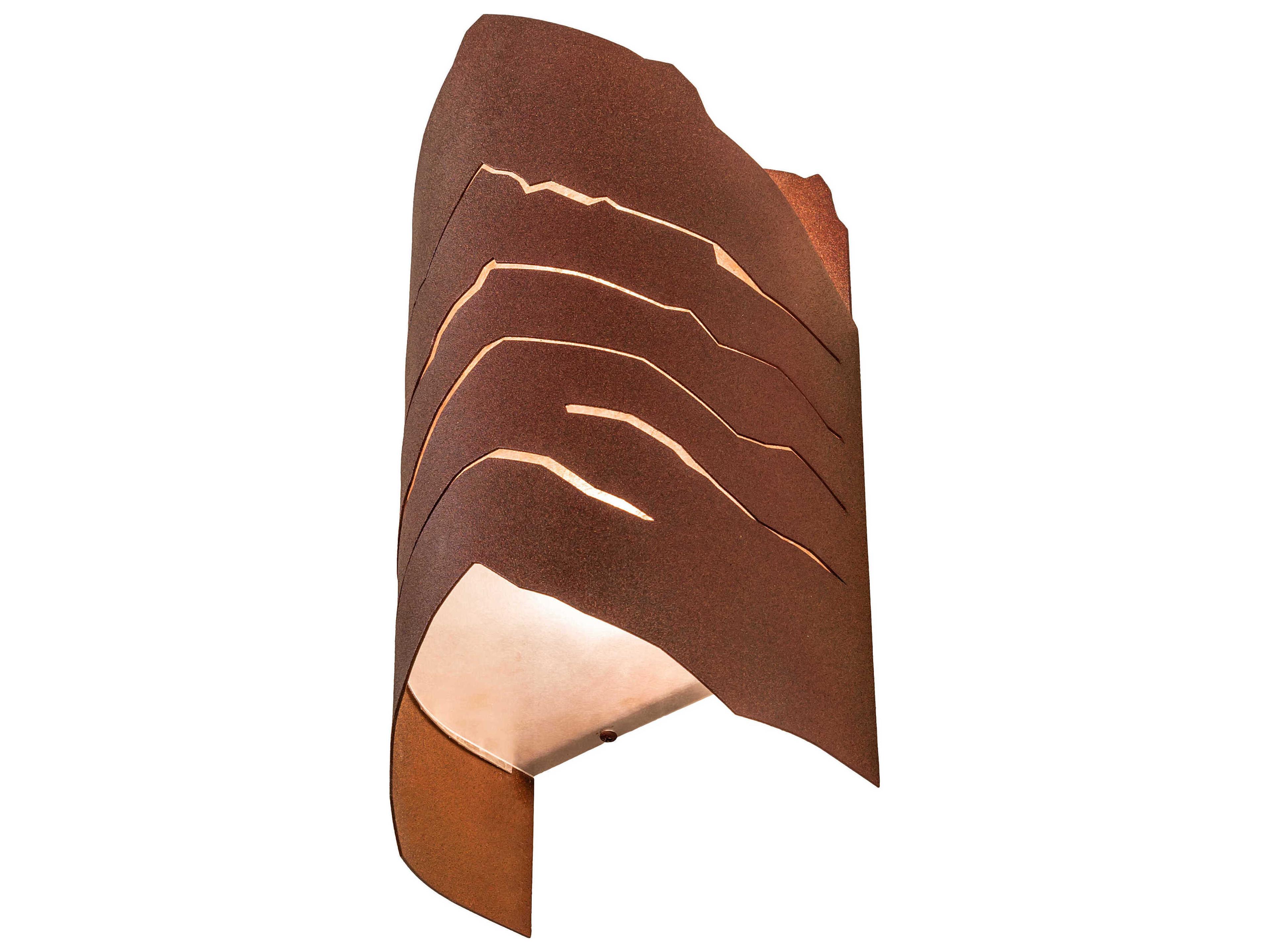 Meyda 2-Light Rust Bronze Wall Sconce