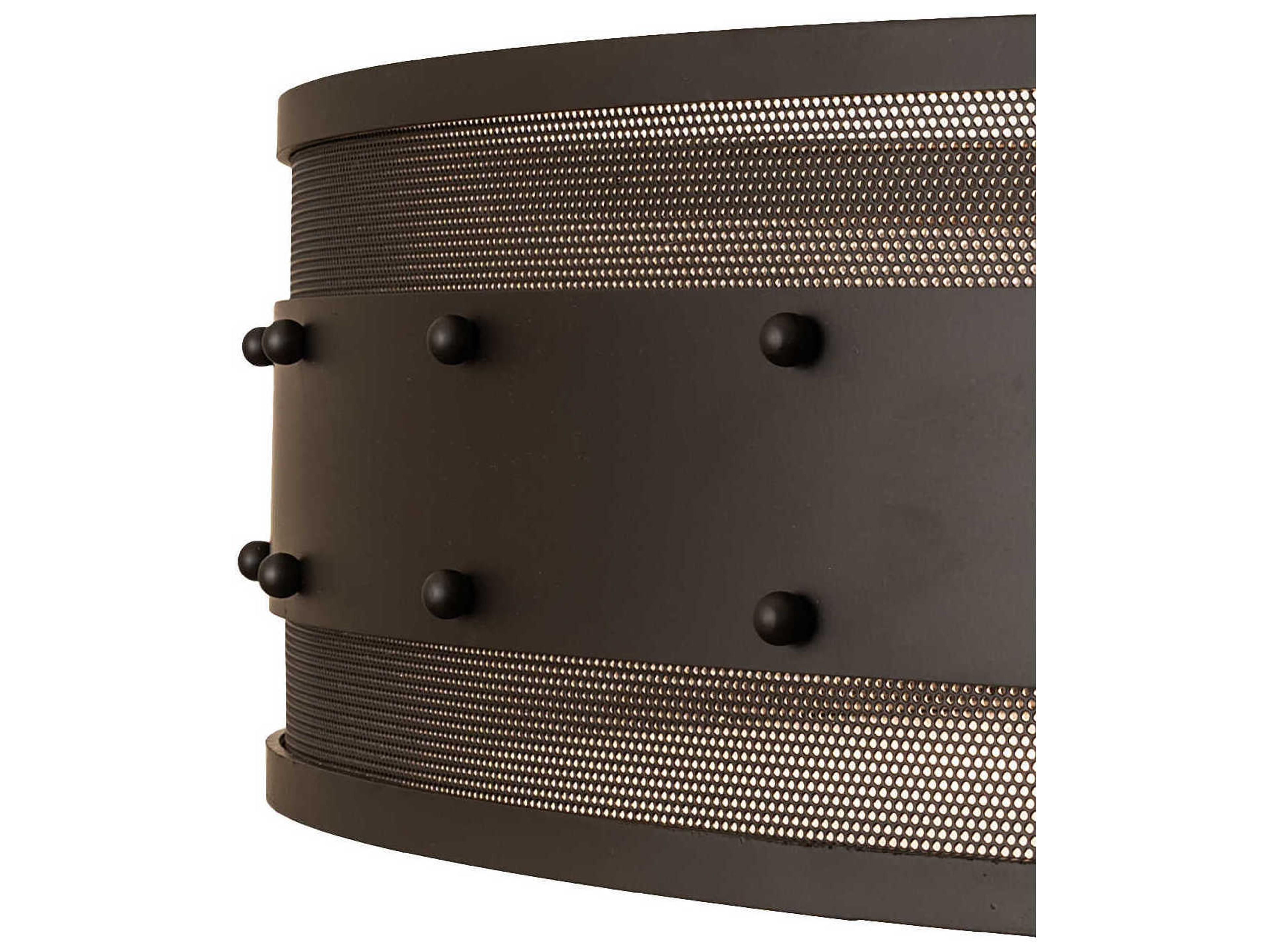 Meyda 3-Light Oil Rubbed Bronze Flush Mount