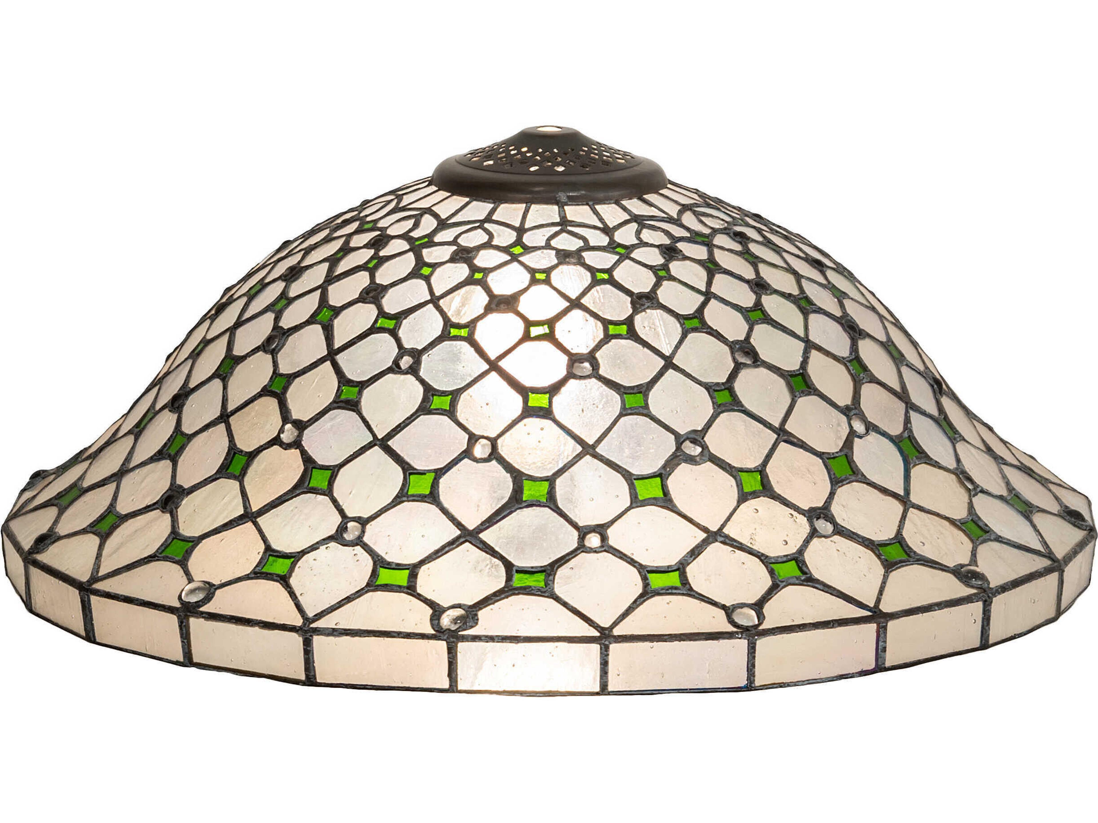 Diamond & Jewel / Bronze 18" Shade