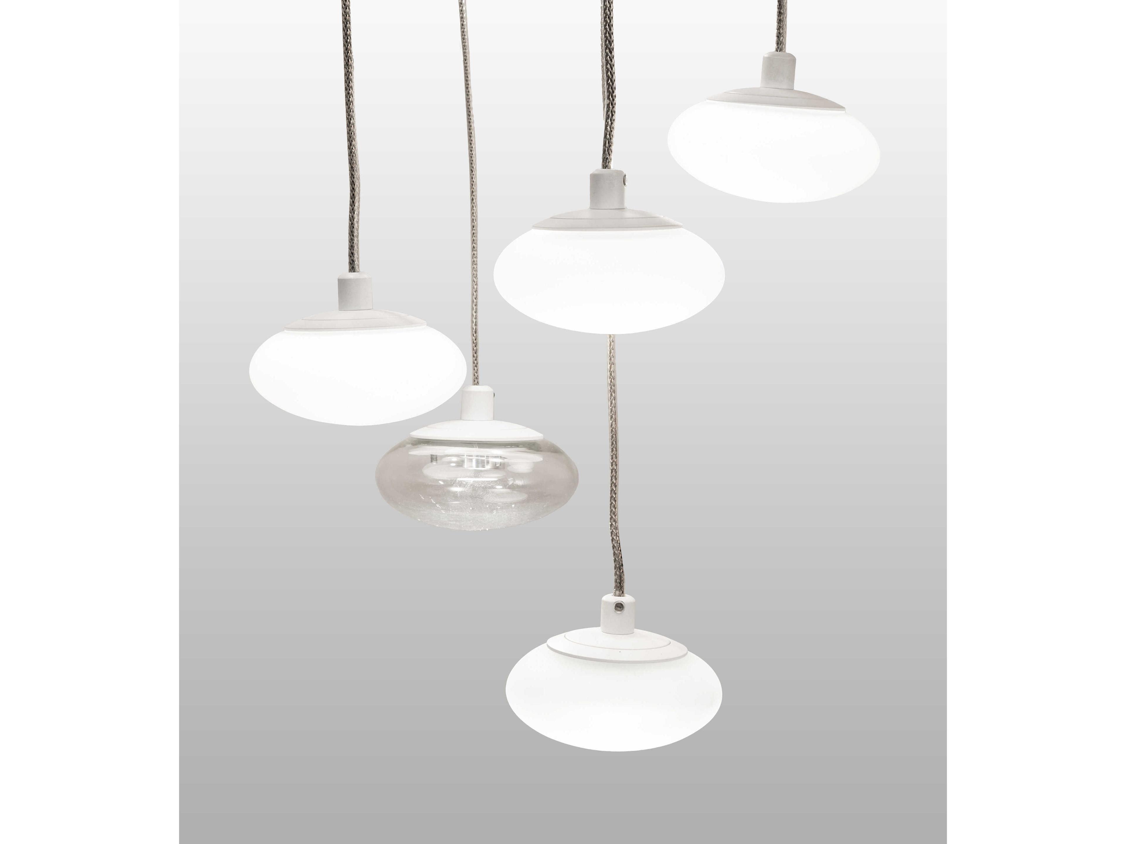 Meyda 9-Light Matte Black White Wall Sconce