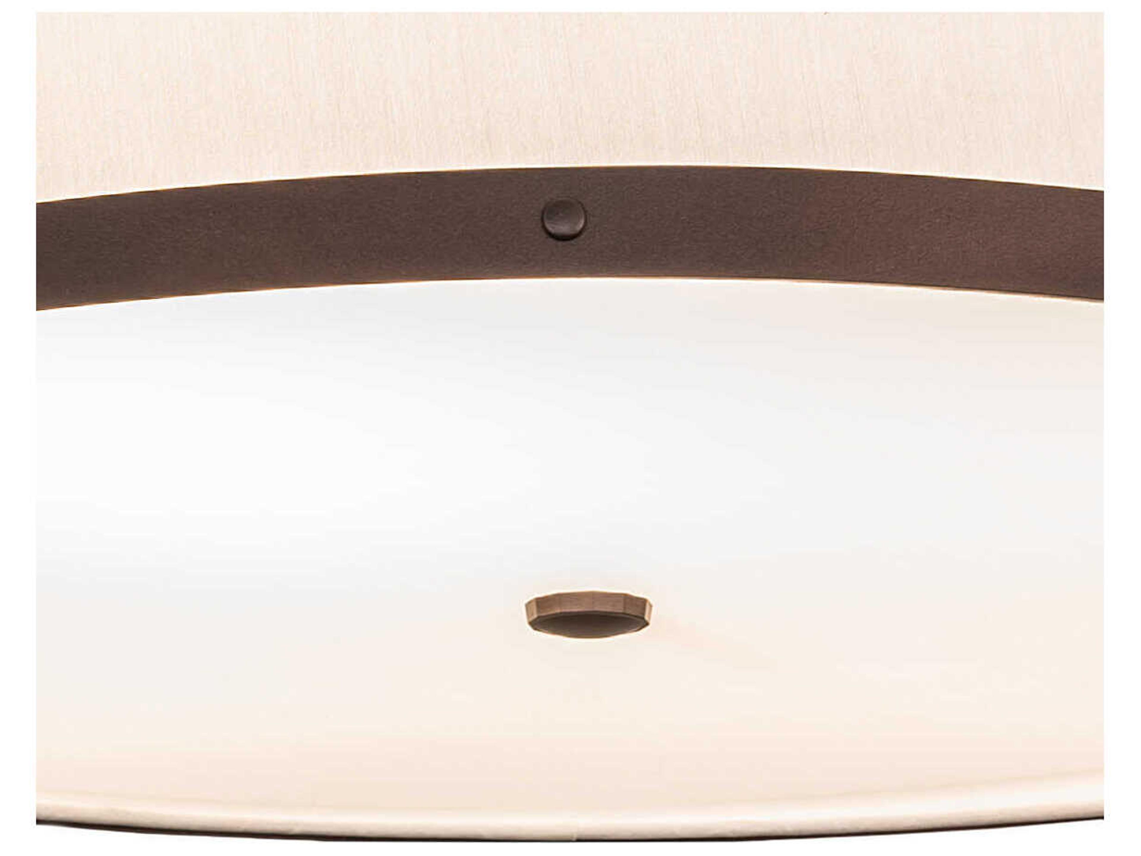 Meyda Cilindro 4-Light Mahogany Bronze Drum Pendant