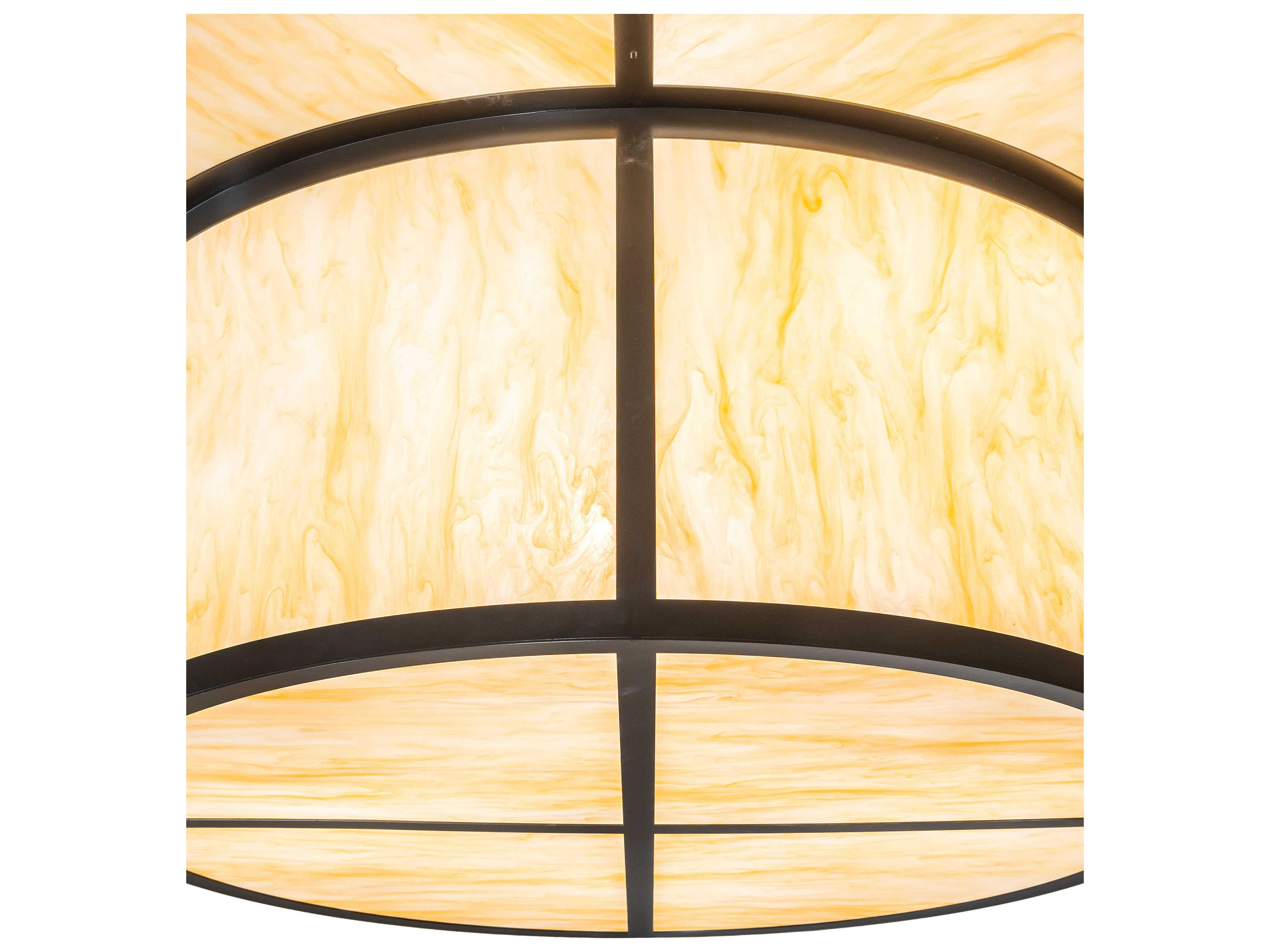 Meyda Jayne 8-Light Timeless Bronze Drum Pendant