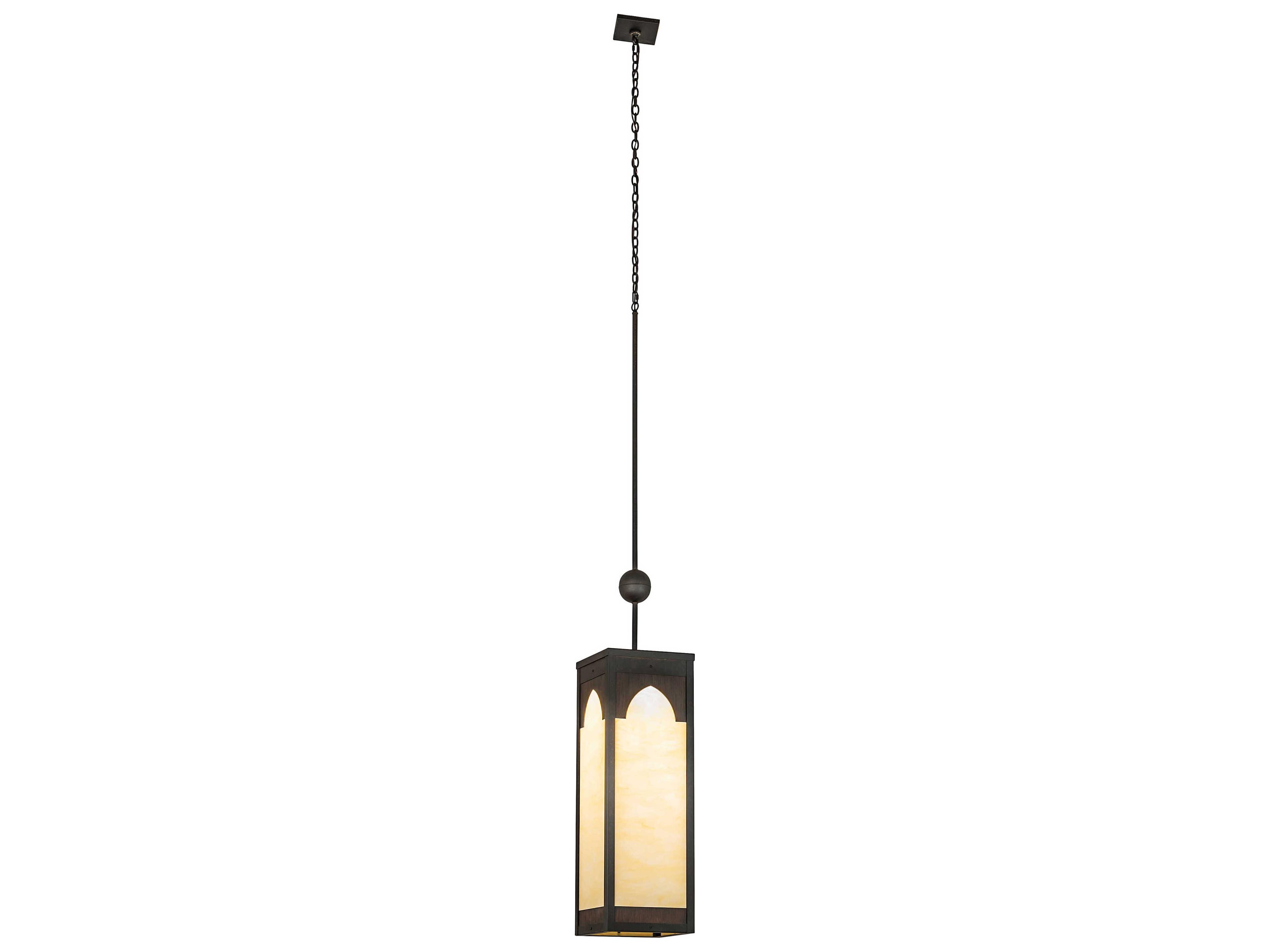 Chestnut Classic Rust Bronze LED Geometric Pendant