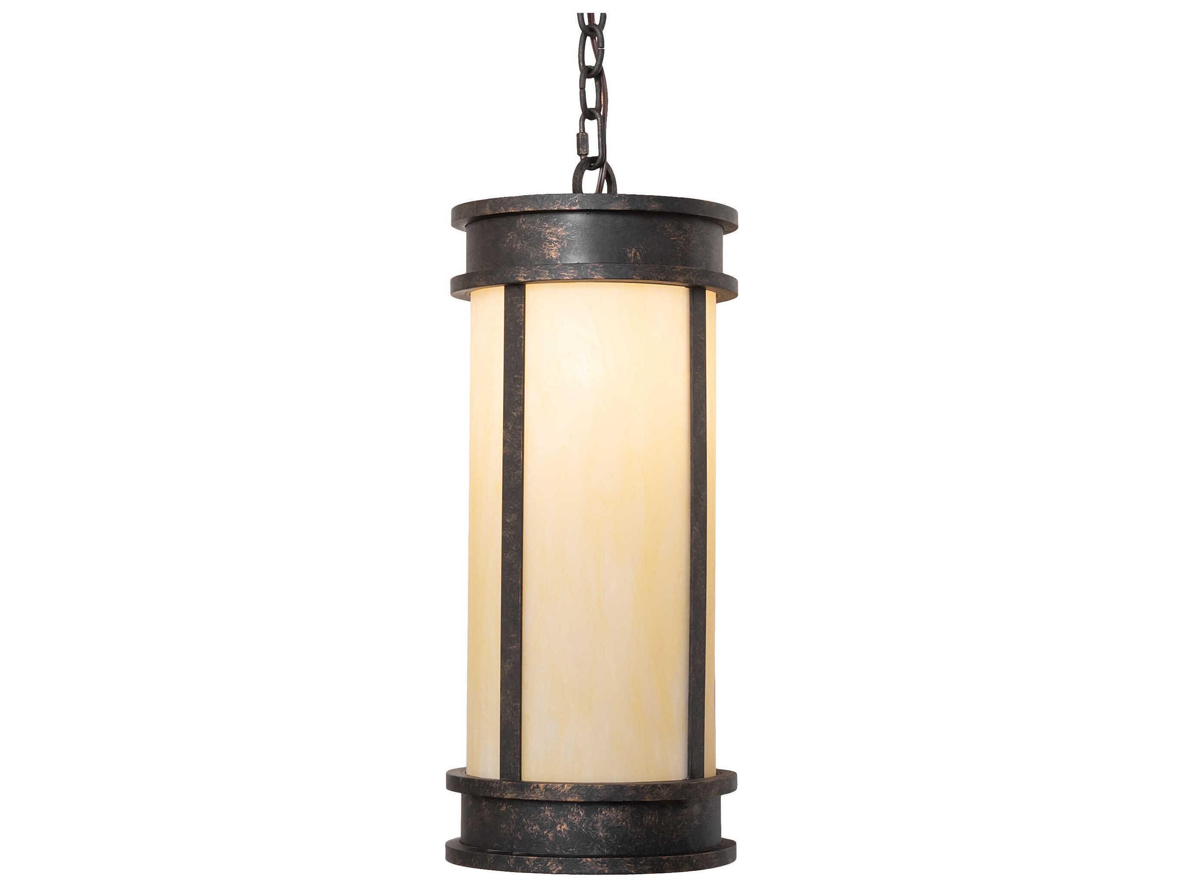 Wyant 1-Light Golden Bronze Cylinder Mini Pendant