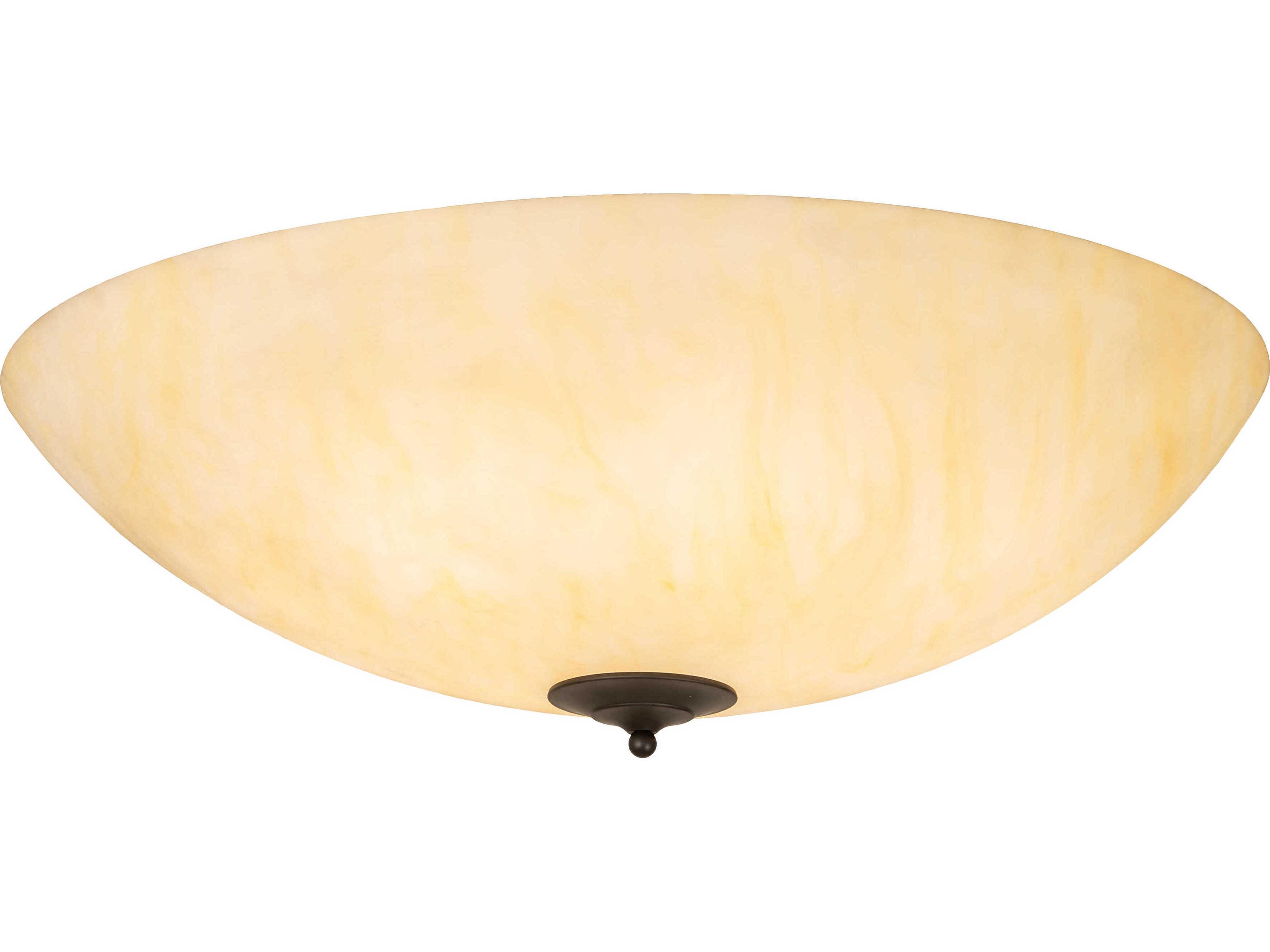 Madison 10-Light Oil Rubbed Bronze Glass Bowl Flush Mount