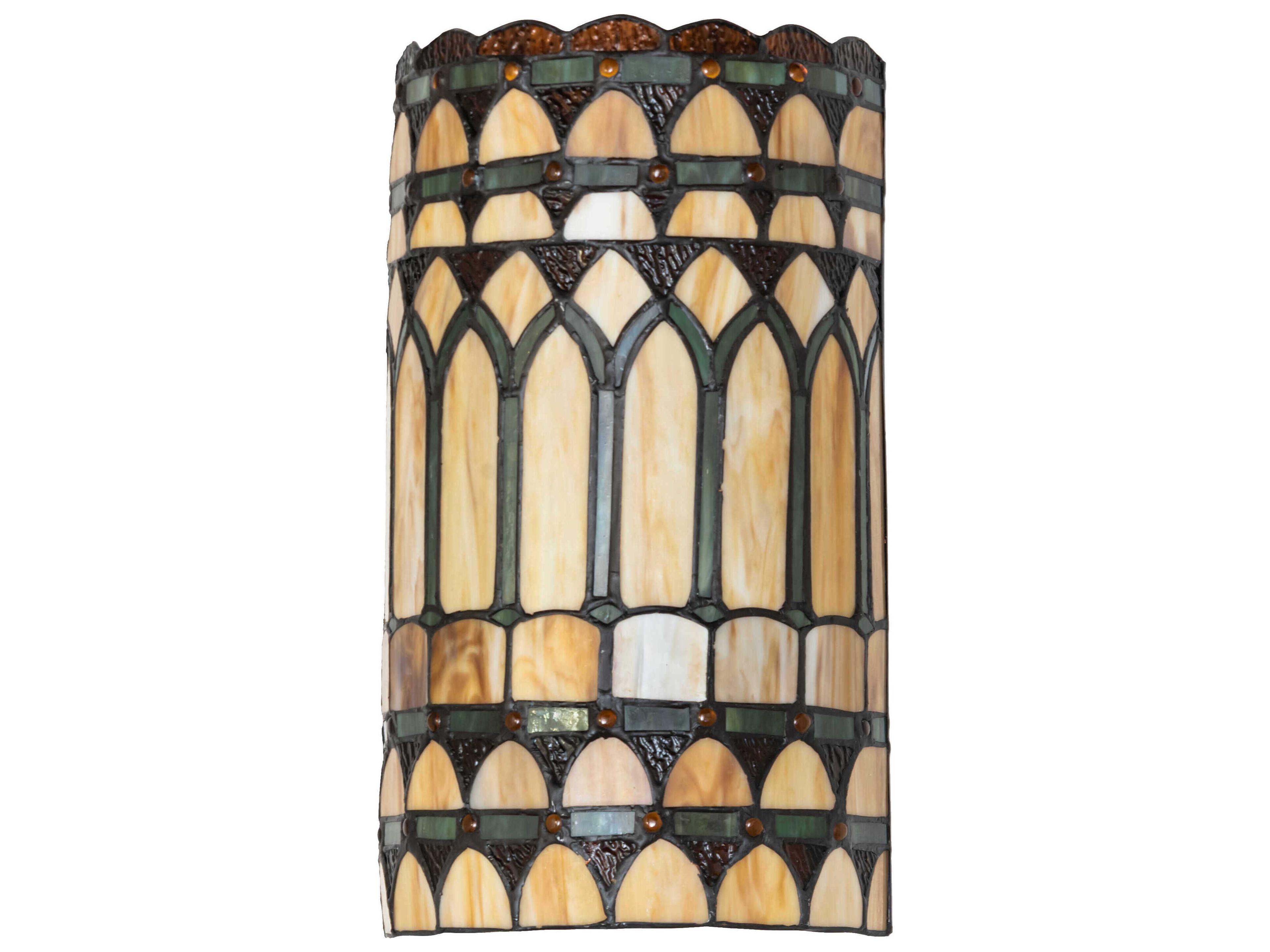 Meyda Aello 2-Light White Wall Sconce