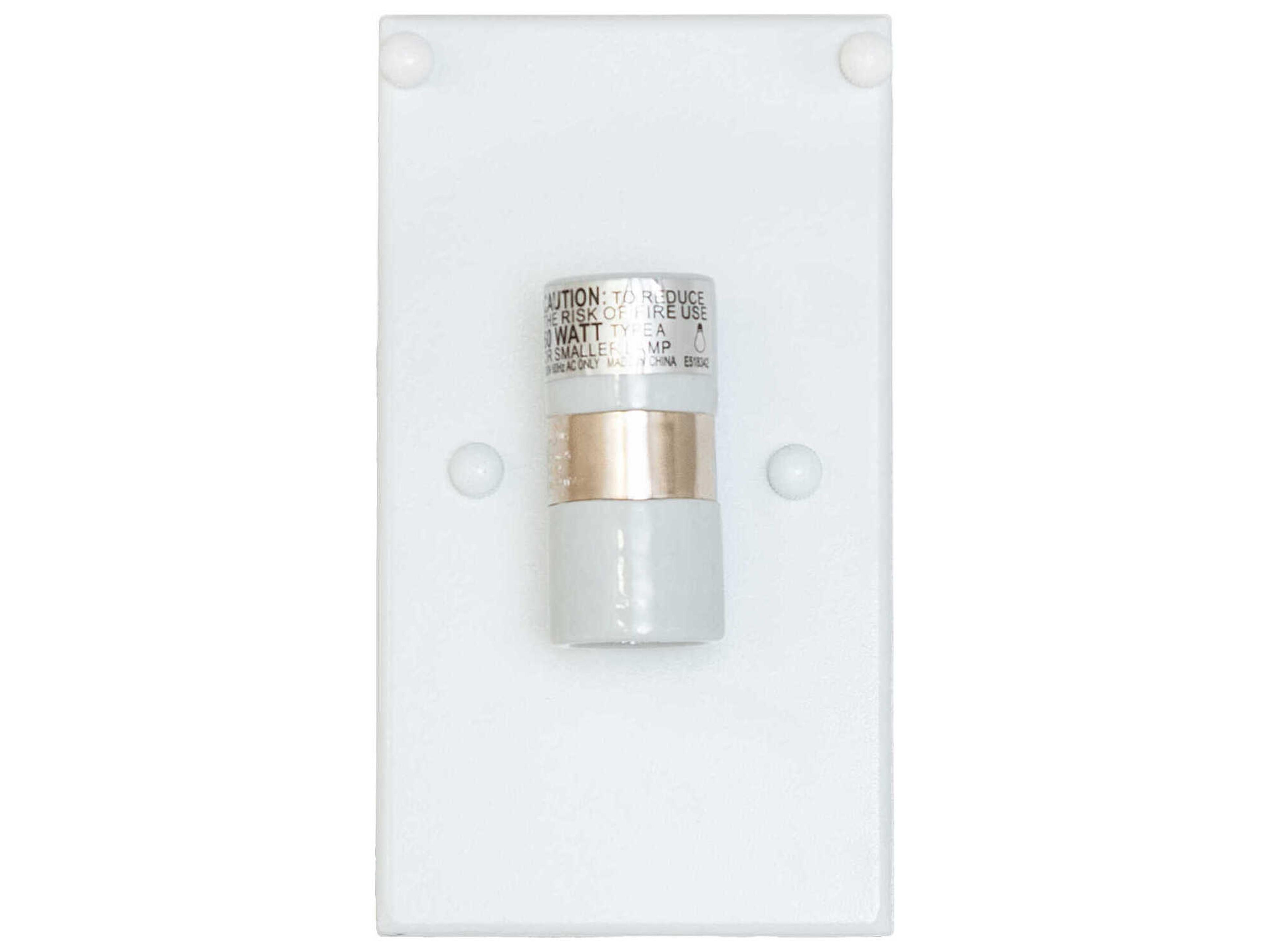 Meyda Aello 2-Light White Wall Sconce