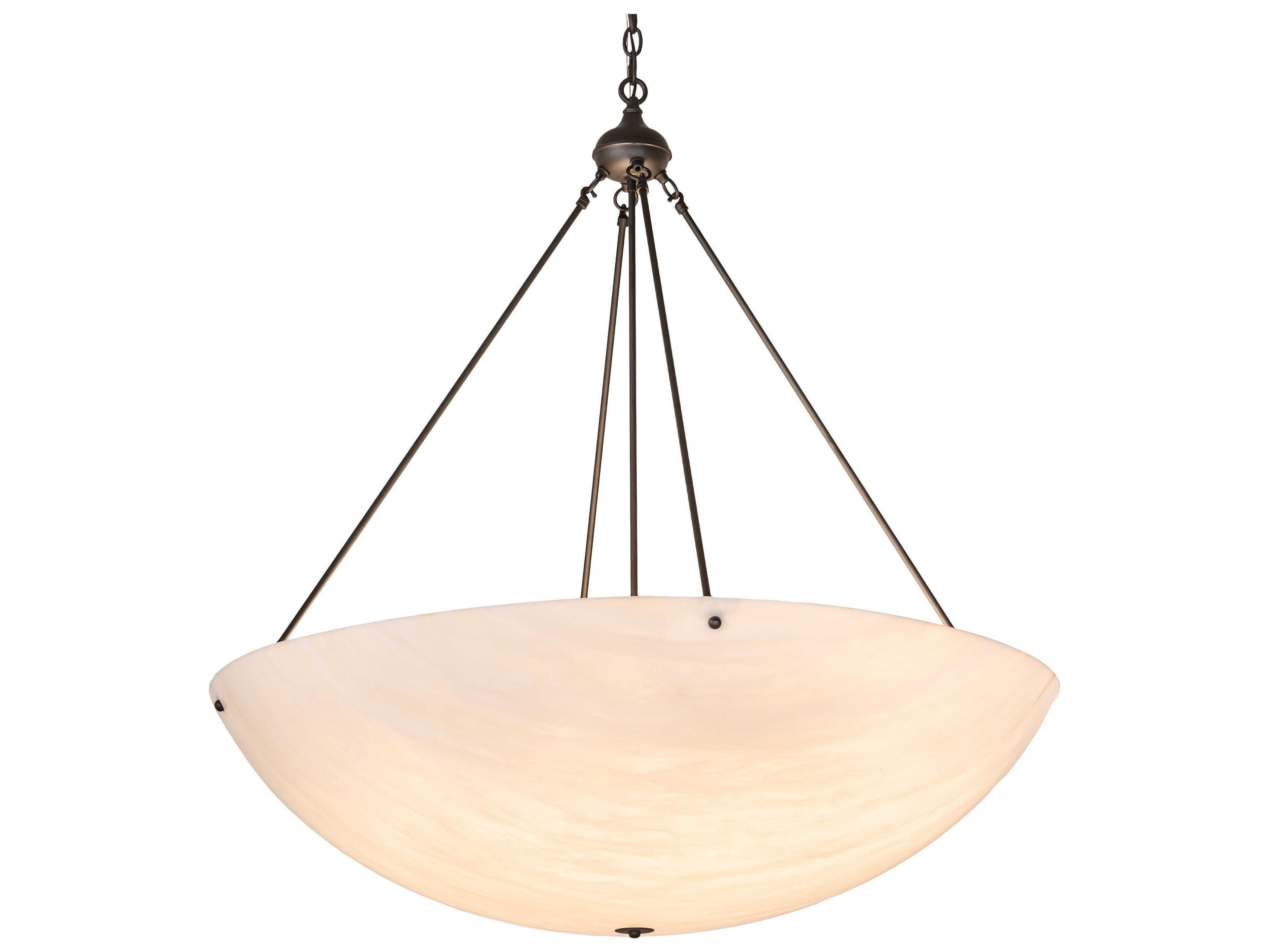 Cypola 8-Light Oil Rubbed Bronze Bowl Pendant