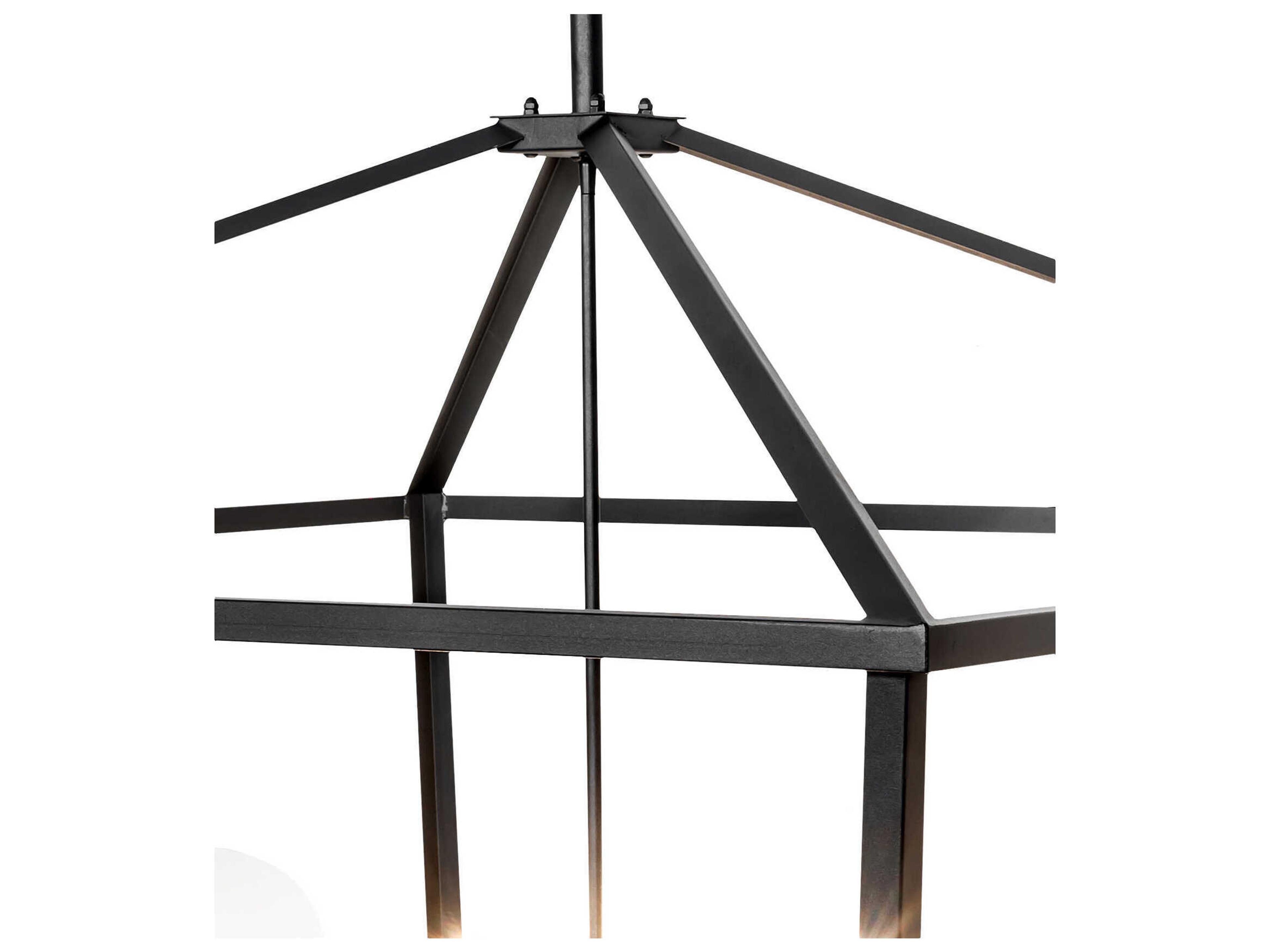 Meyda Kitzi 18-Light Textured Black Candelabra Tiered Chandelier