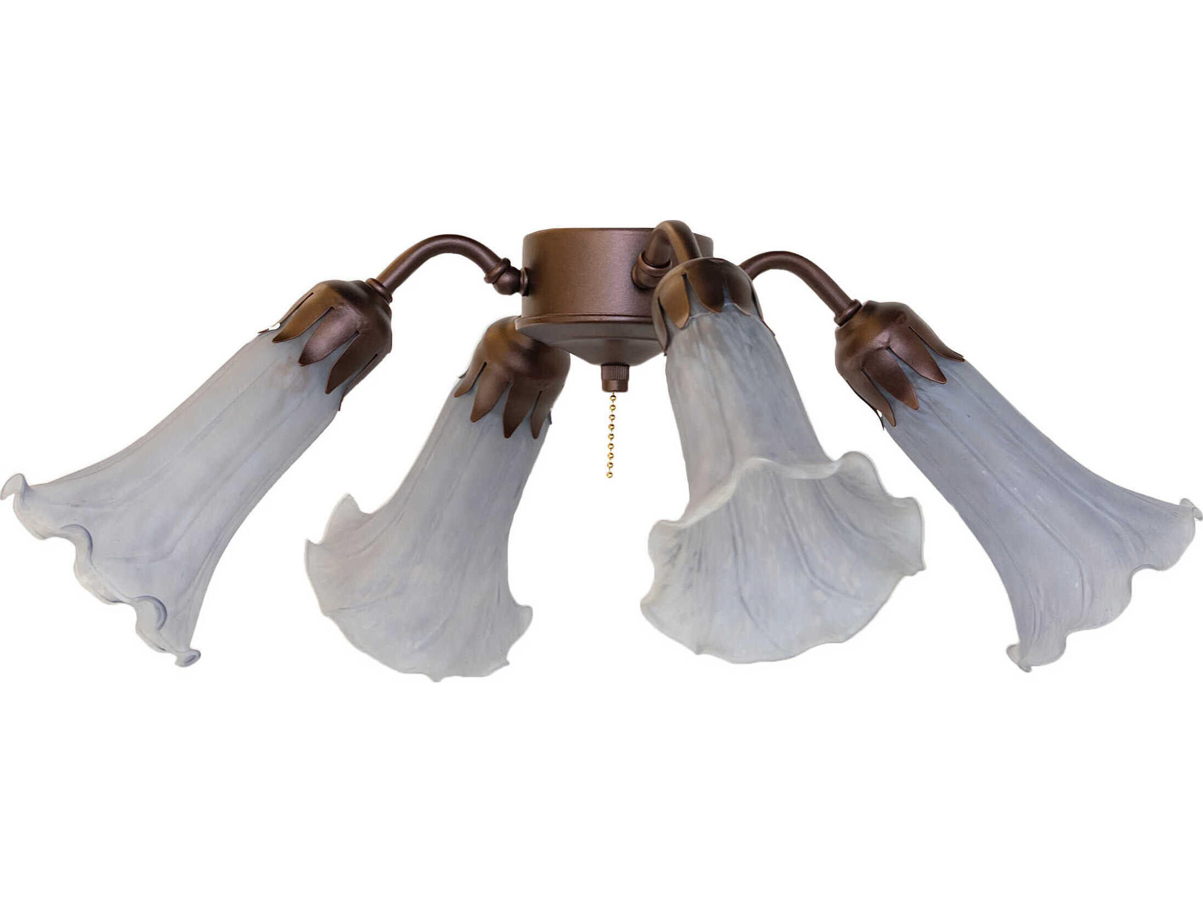 Meyda Pond Lily Tiffany 4 - Light Fan Kit