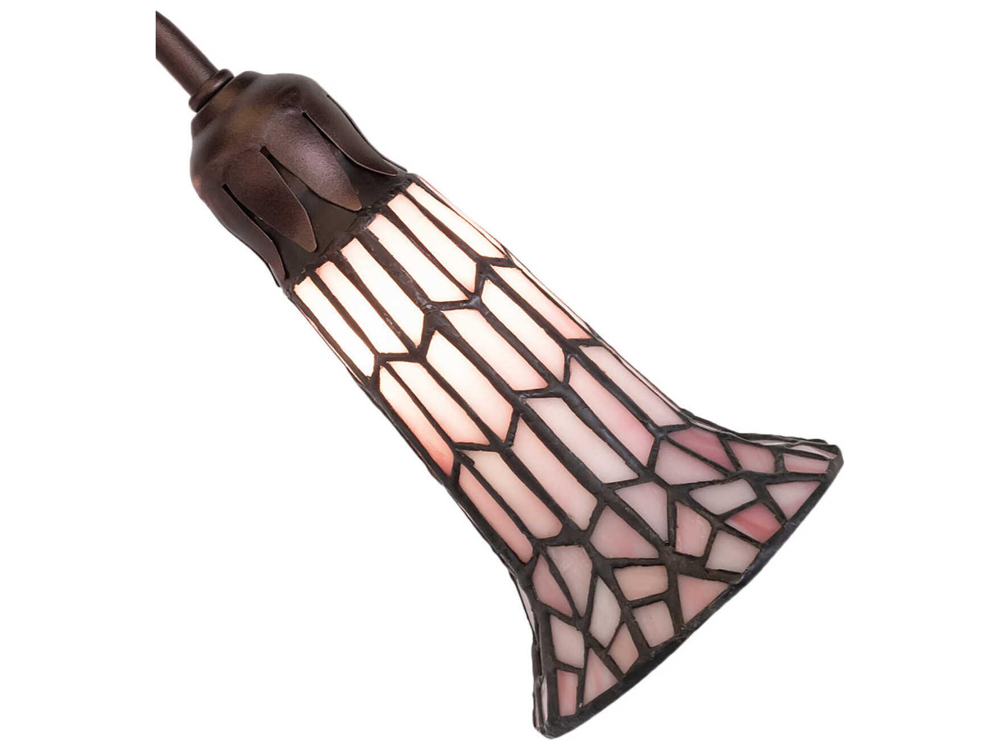 Meyda Stained Glass Pond Lily 4 - Light Fan Kit