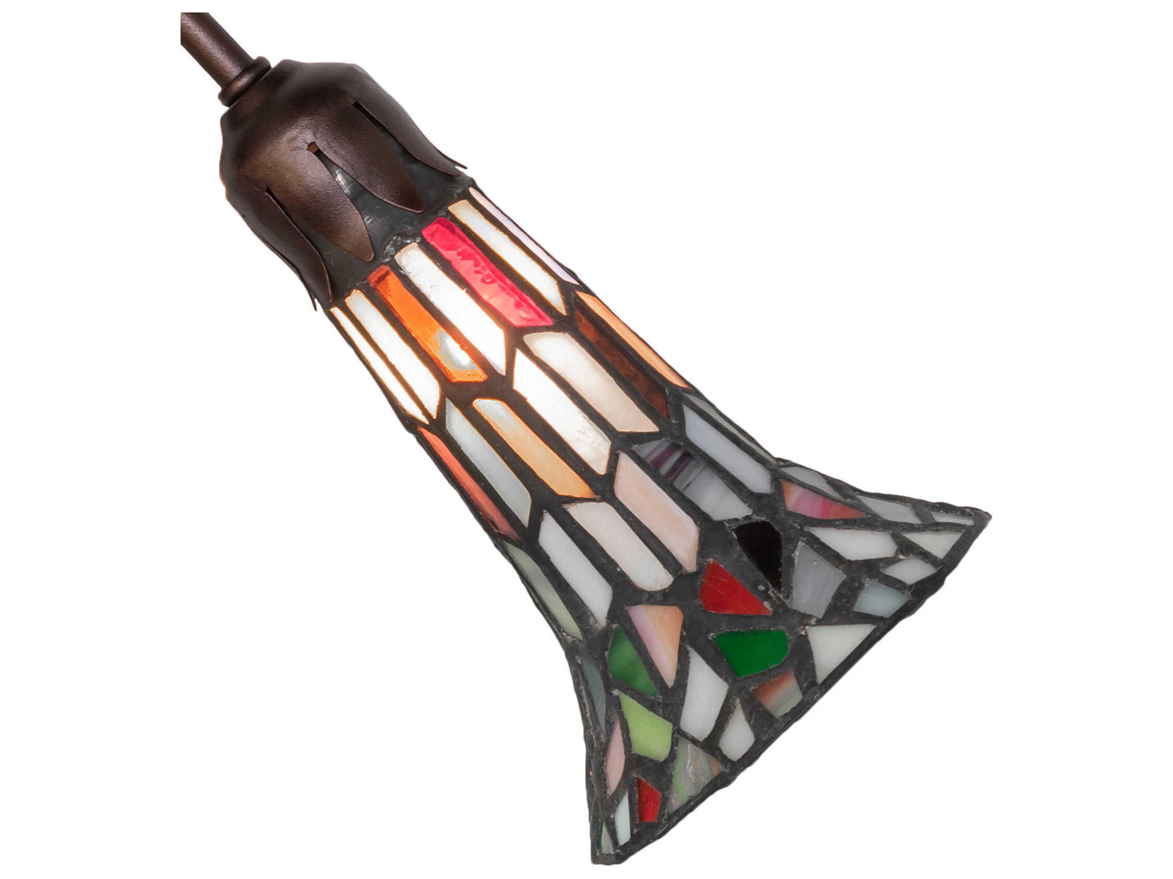 Meyda Stained Glass Pond Lily 4 - Light Fan Kit